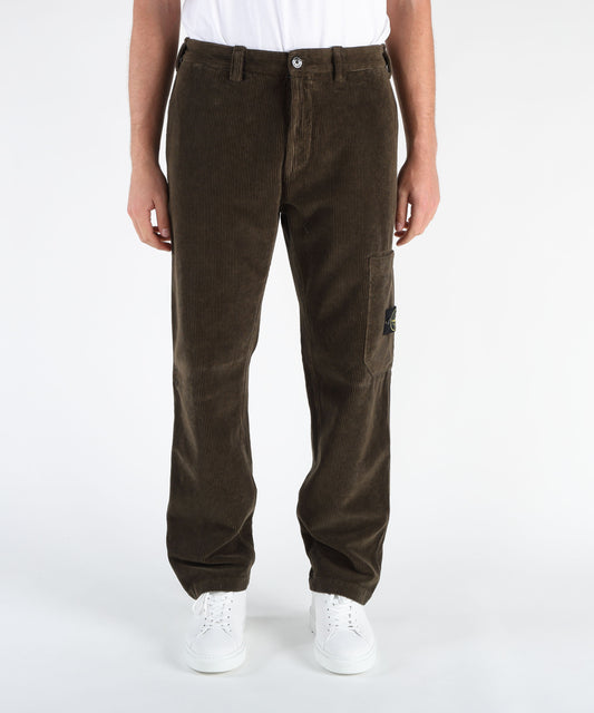 STONE ISLAND Pantalone vestibilità regular con tasche con automatico