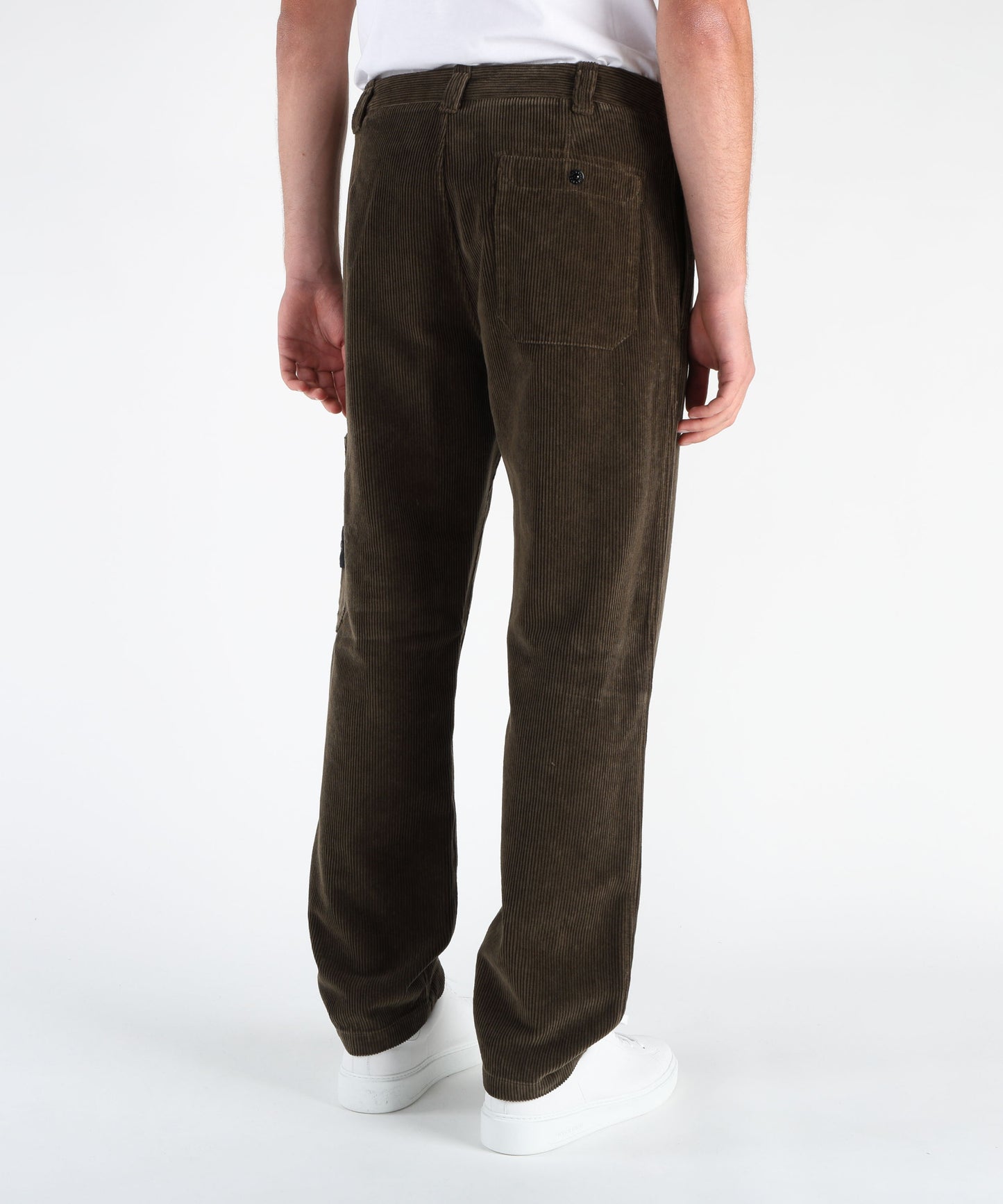 STONE ISLAND Pantalone vestibilità regular con tasche con automatico