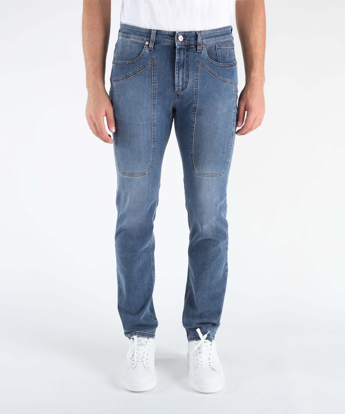 JECKERSON Jeans slim 5 tasche toppa
