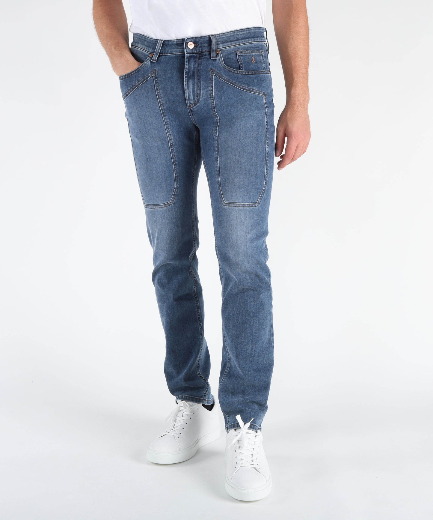 JECKERSON Jeans slim 5 tasche toppa