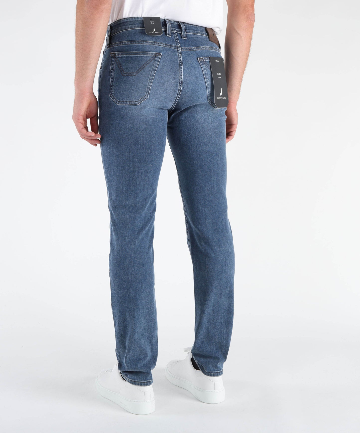 JECKERSON Jeans slim 5 tasche toppa