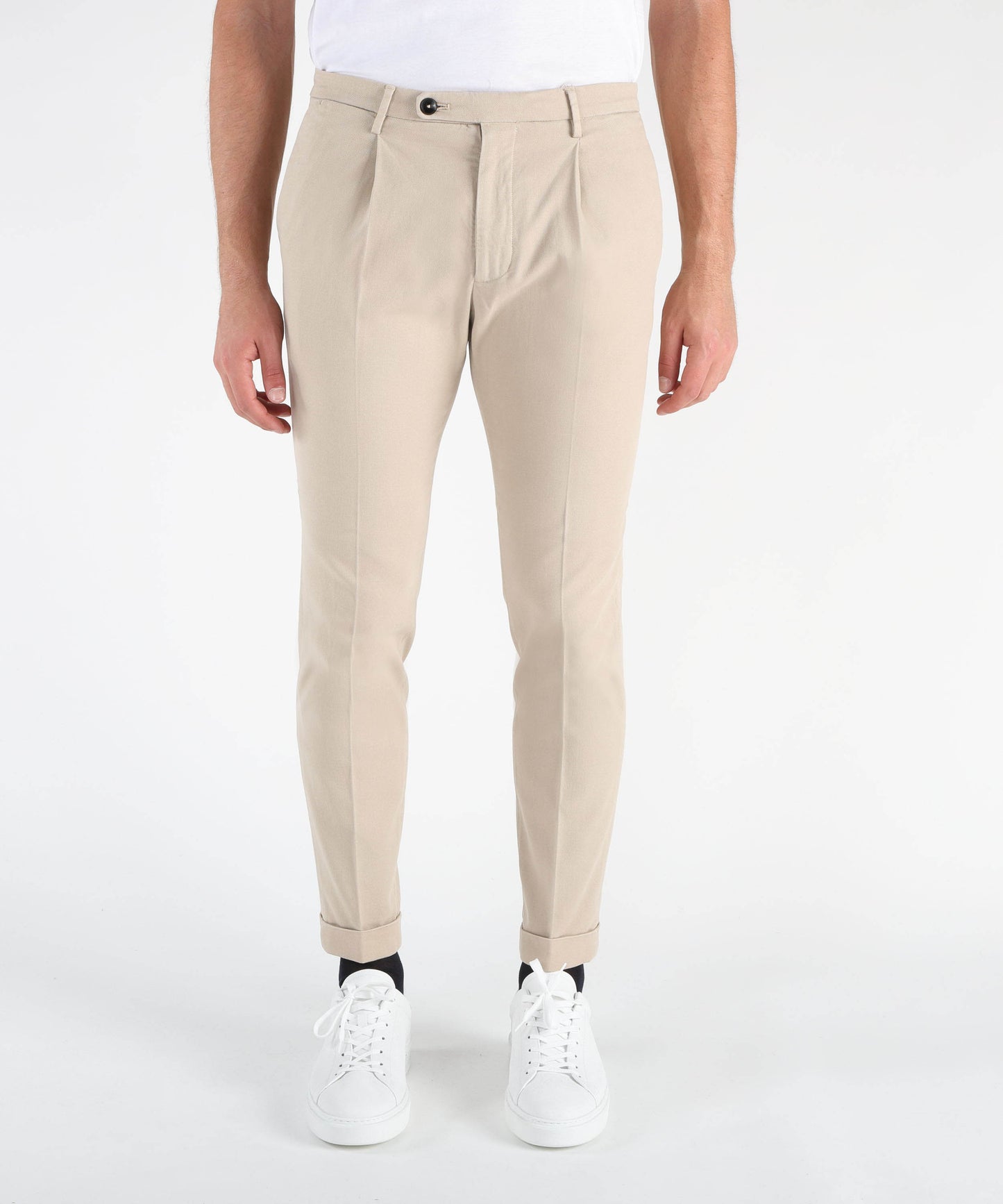 MICHAEL COAL pantalone tasche america con 1 pinces