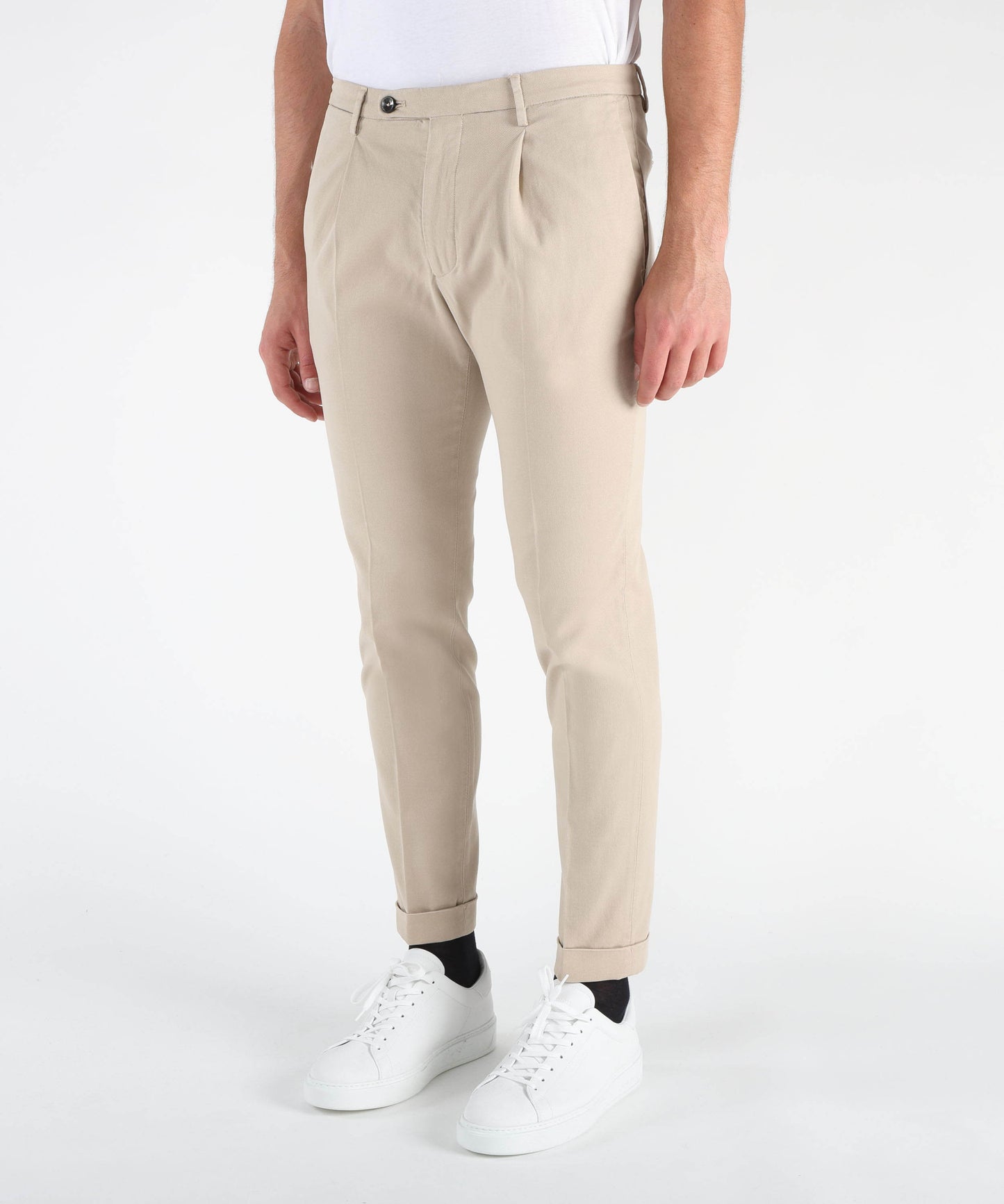 MICHAEL COAL pantalone tasche america con 1 pinces