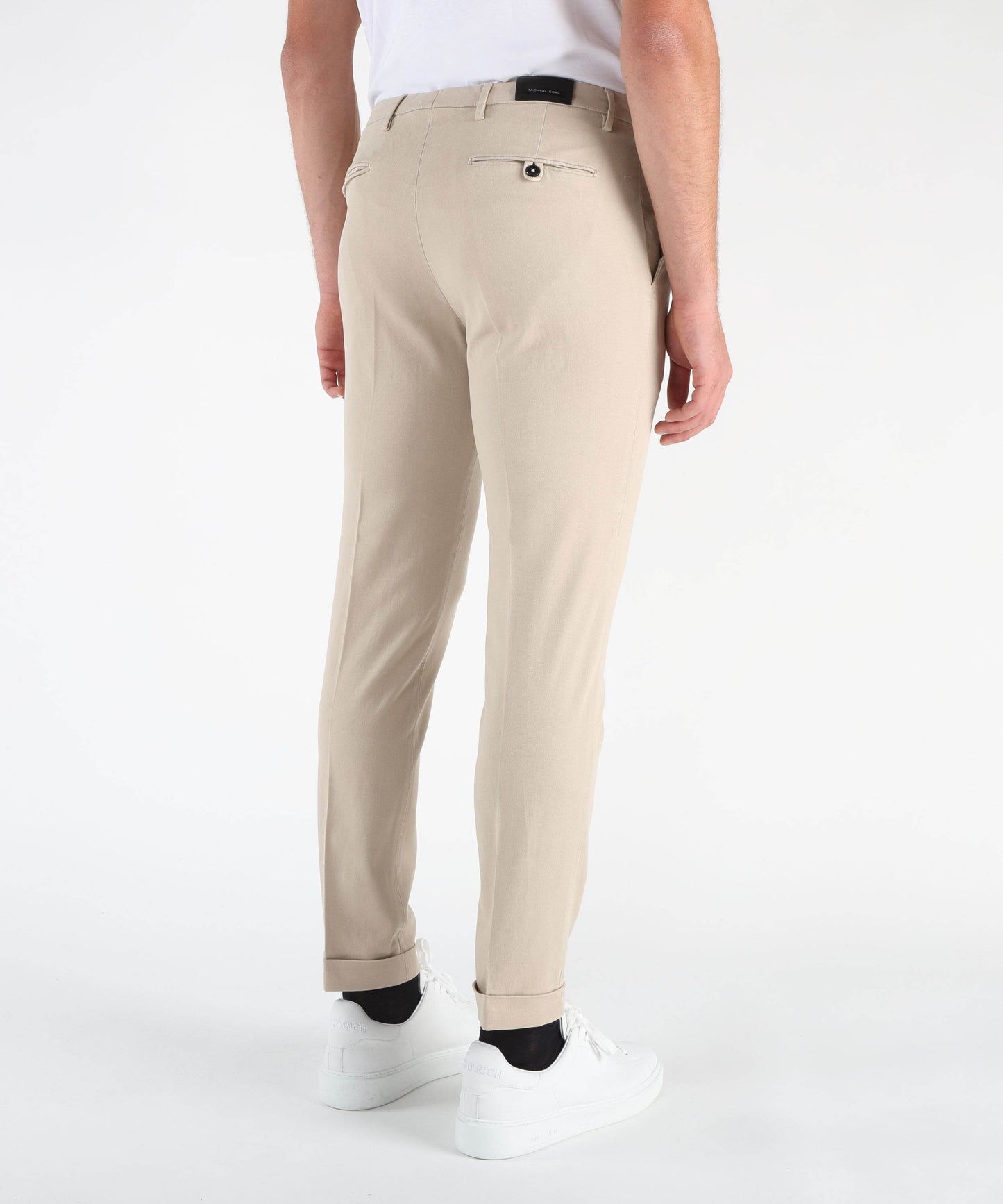 MICHAEL COAL pantalone tasche america con 1 pinces