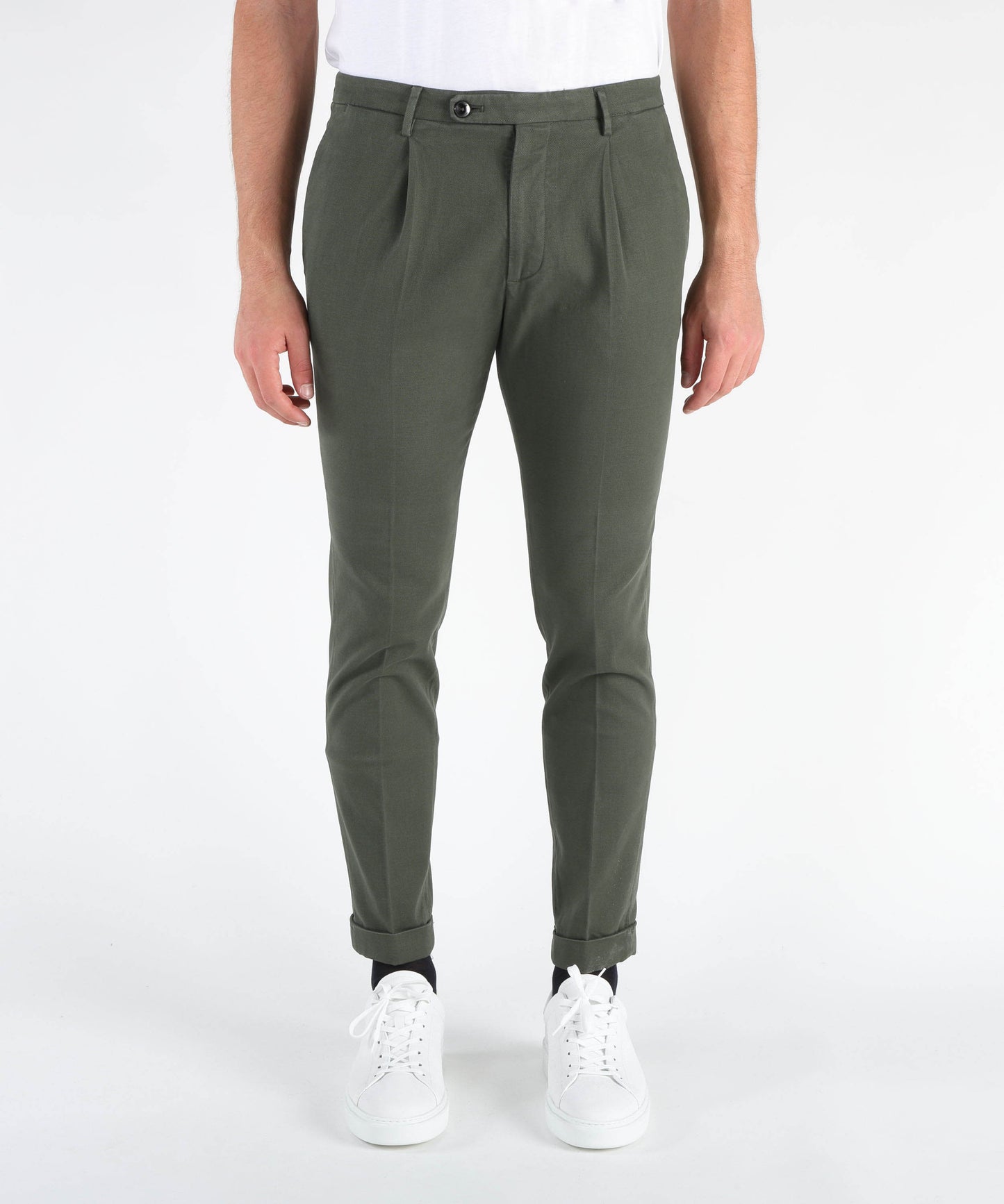 MICHAEL COAL pantalone tasche america con 1 pinces