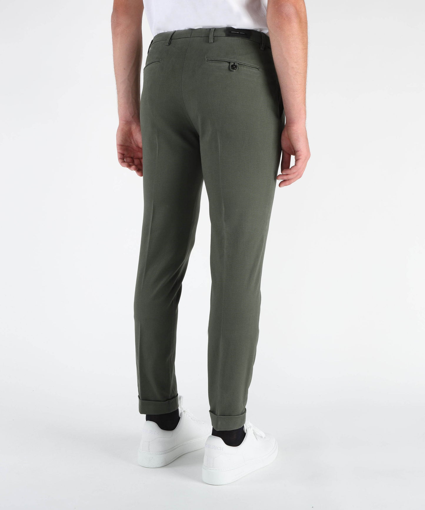 MICHAEL COAL pantalone tasche america con 1 pinces