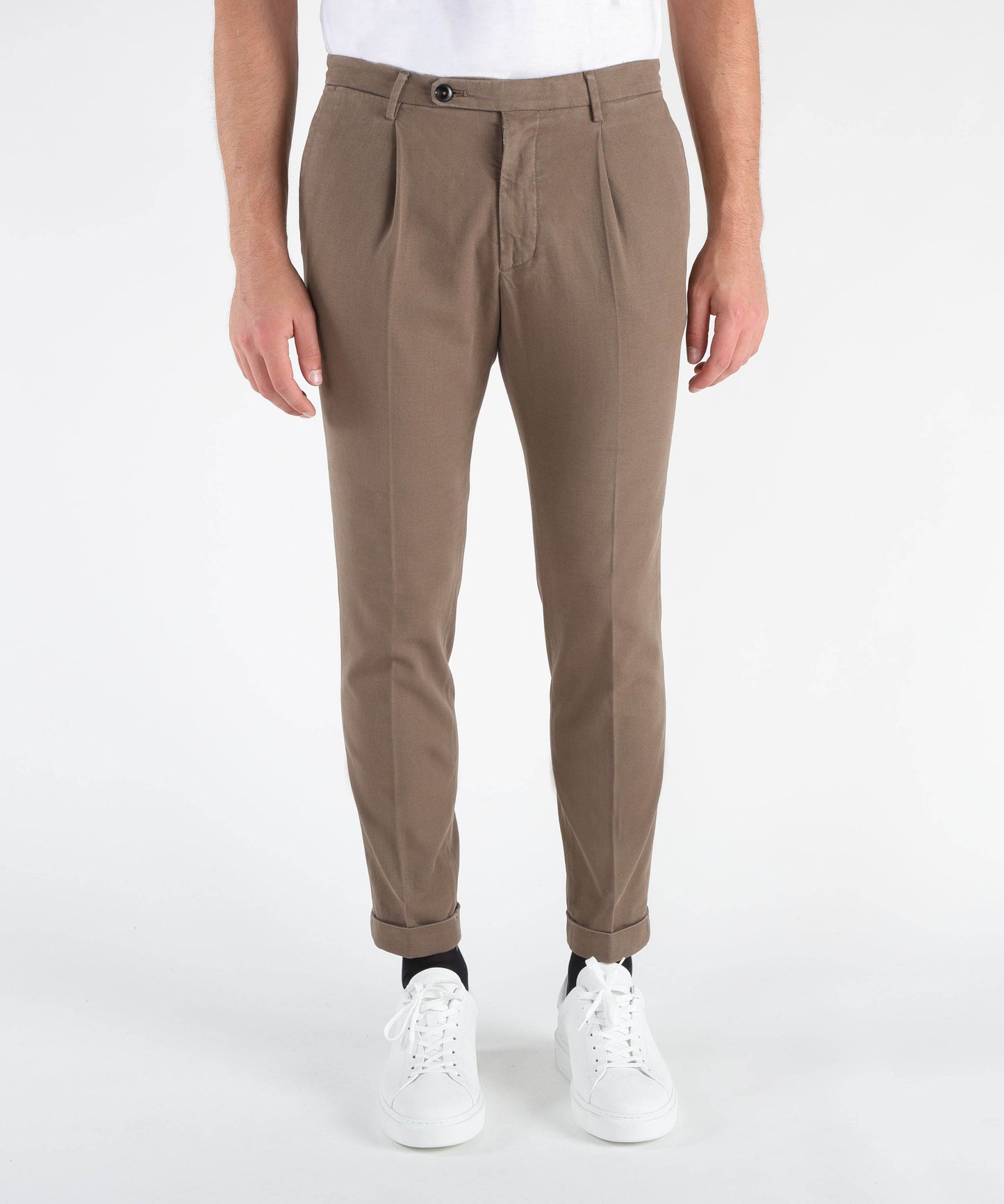 MICHAEL COAL pantalone tasche america con 1 pinces