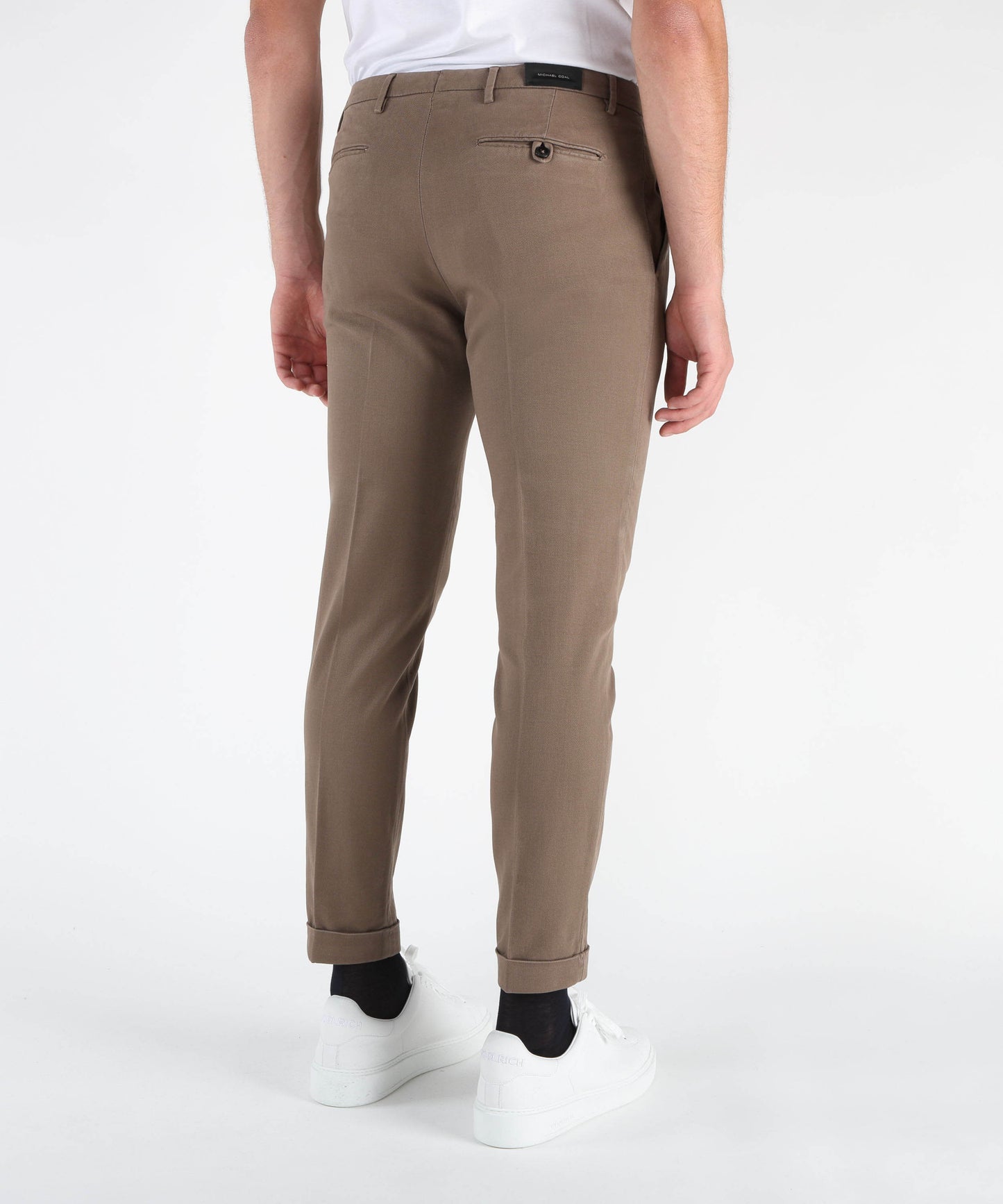 MICHAEL COAL pantalone tasche america con 1 pinces