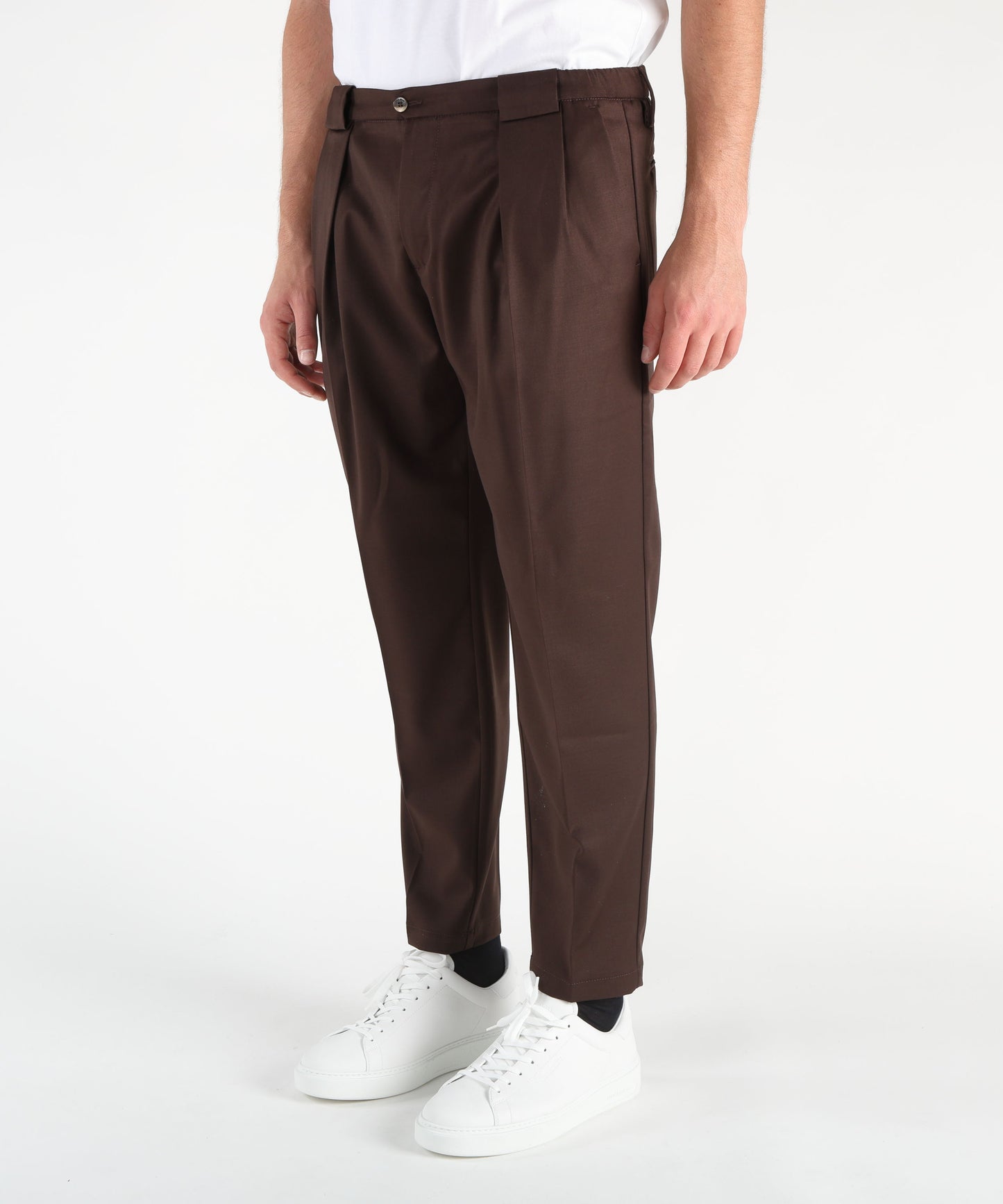 BRO-SHIP Pantaloni con elastici laterali