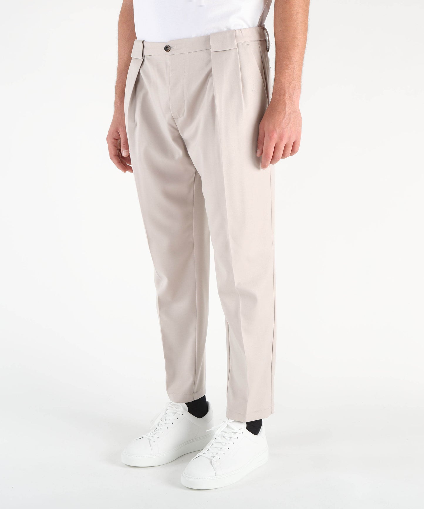 BRO-SHIP Pantaloni con elastici laterali