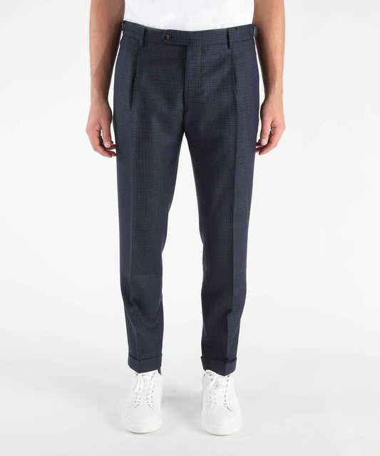 BERWICH Micro-patterned trousers
