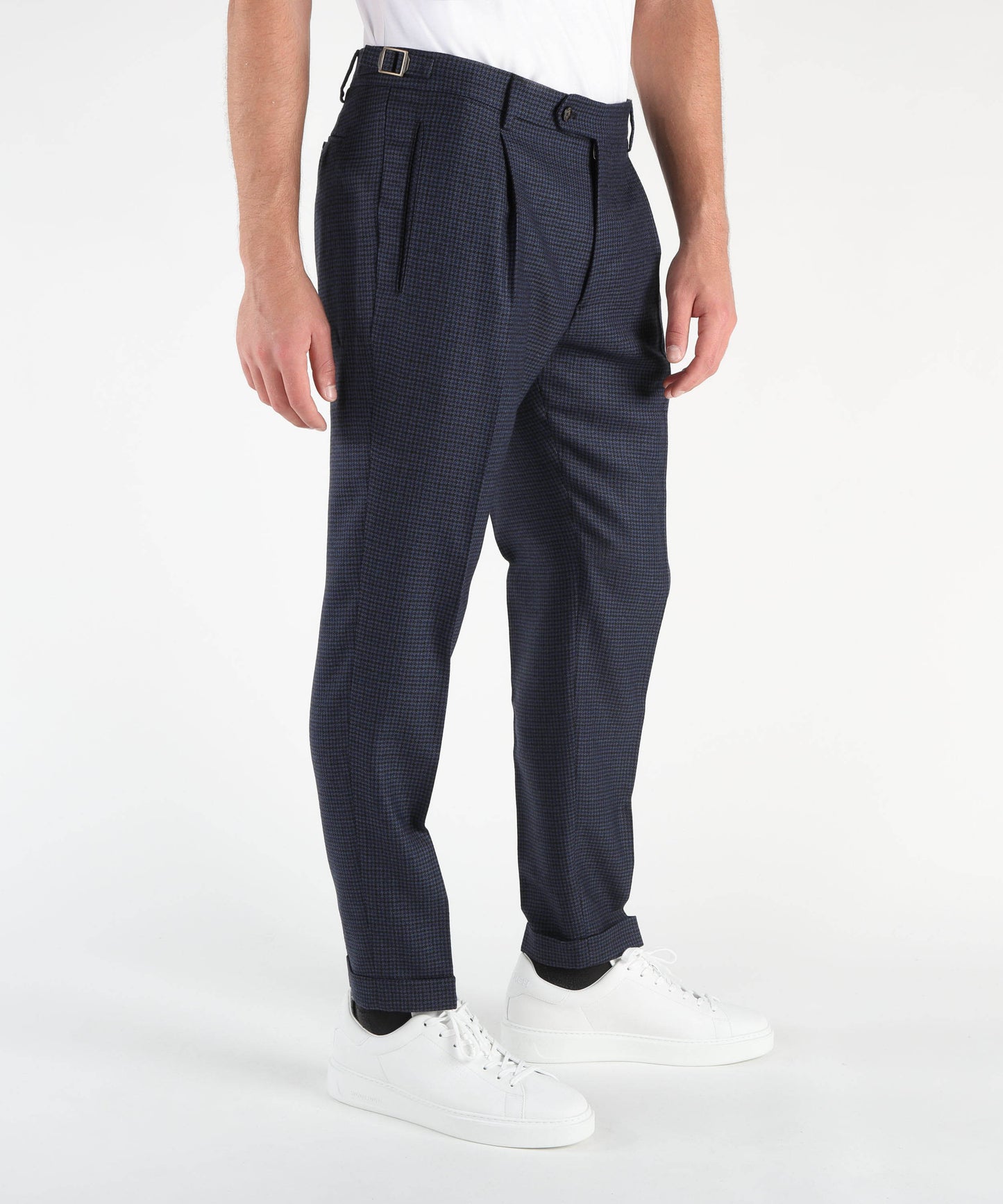 BERWICH Micro-patterned trousers