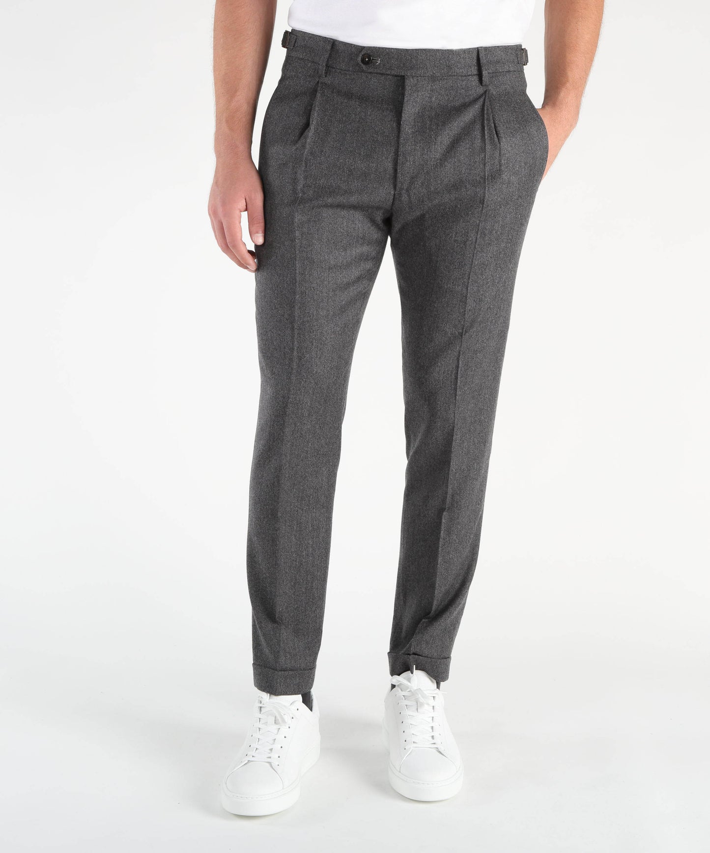 BERWICH Trousers with buckles