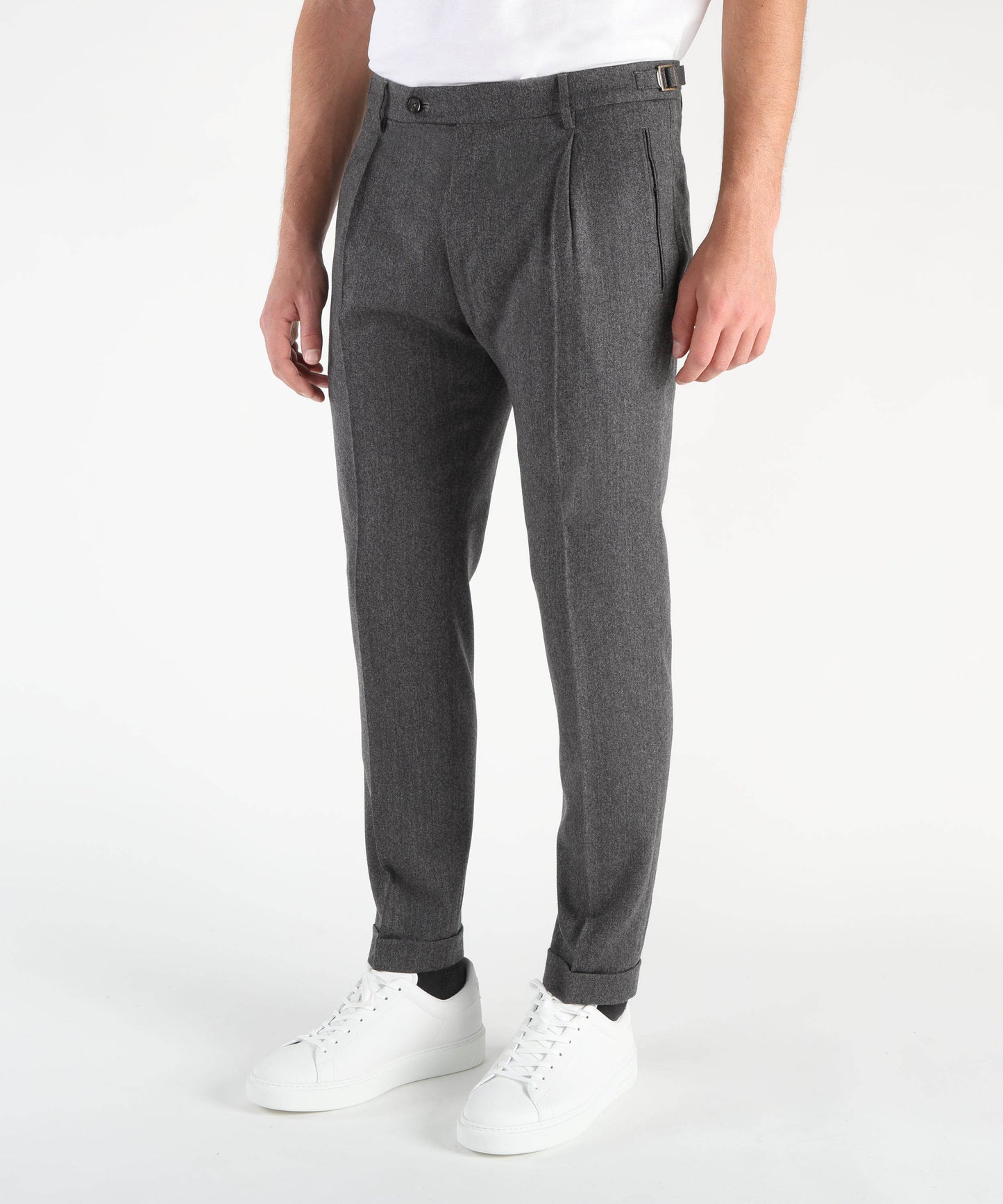 BERWICH Trousers with buckles