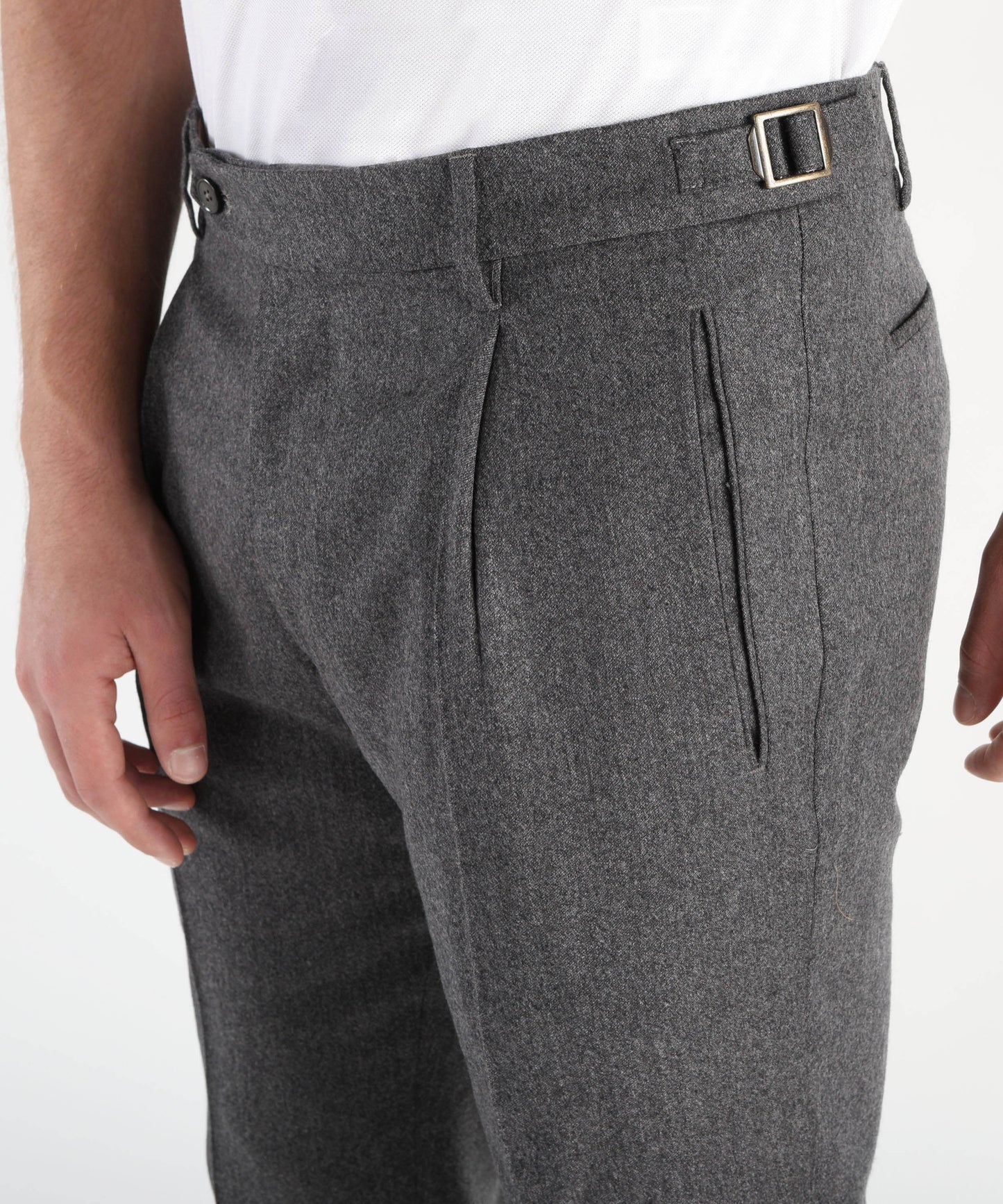 BERWICH Trousers with buckles
