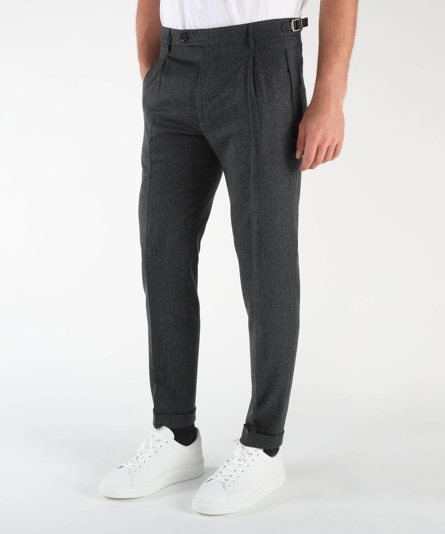 BERWICH Trousers with buckles