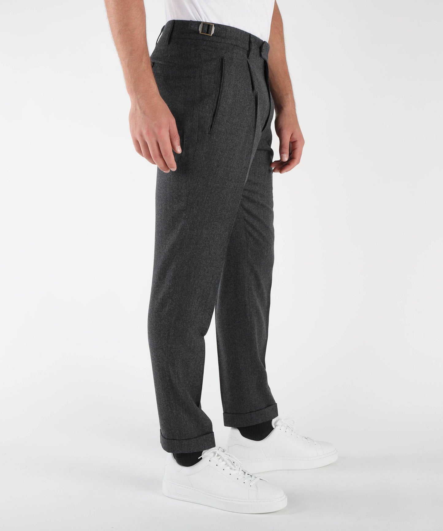 BERWICH Trousers with buckles