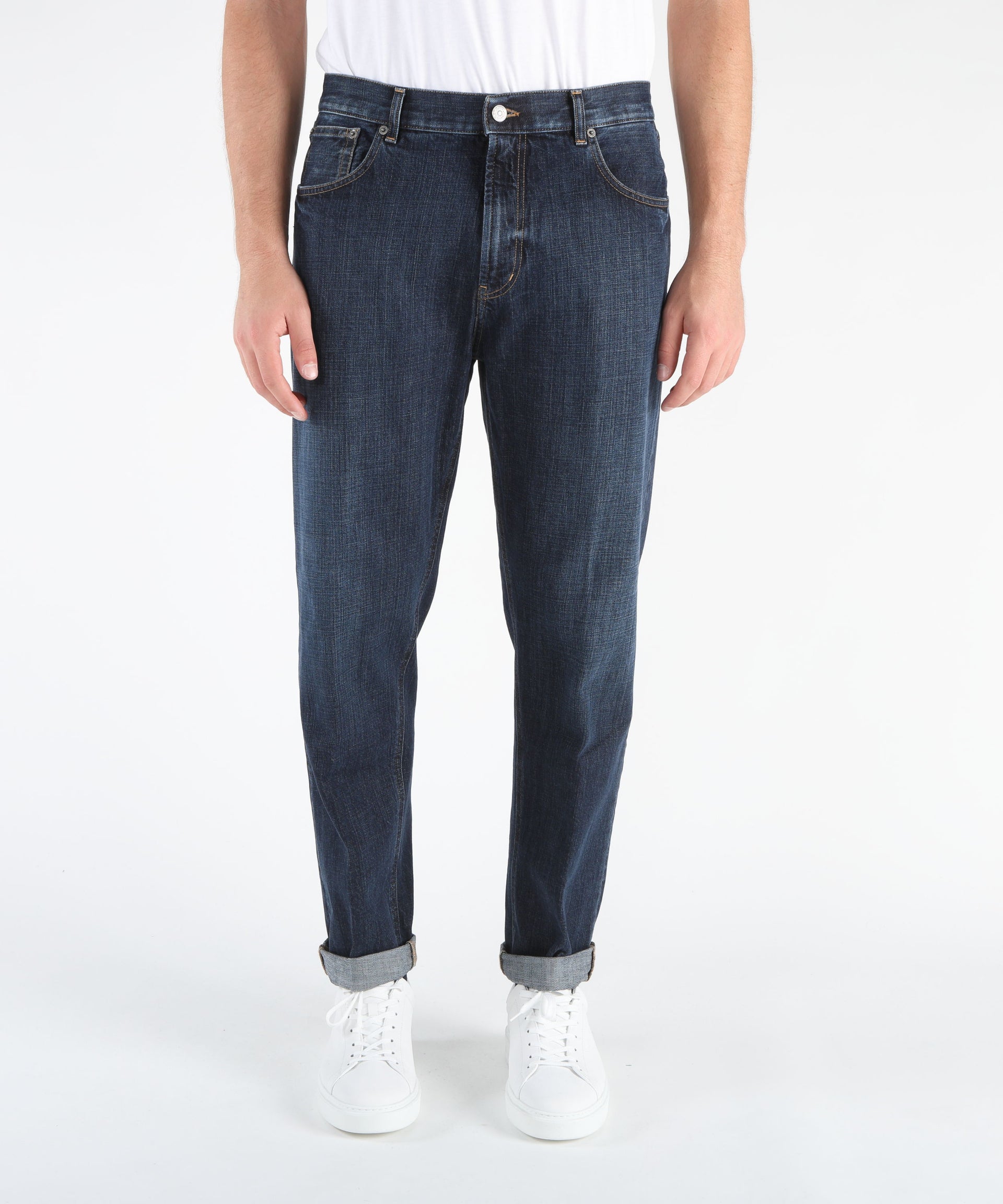 DONDUP Jeans Ervin loose in denim fisso