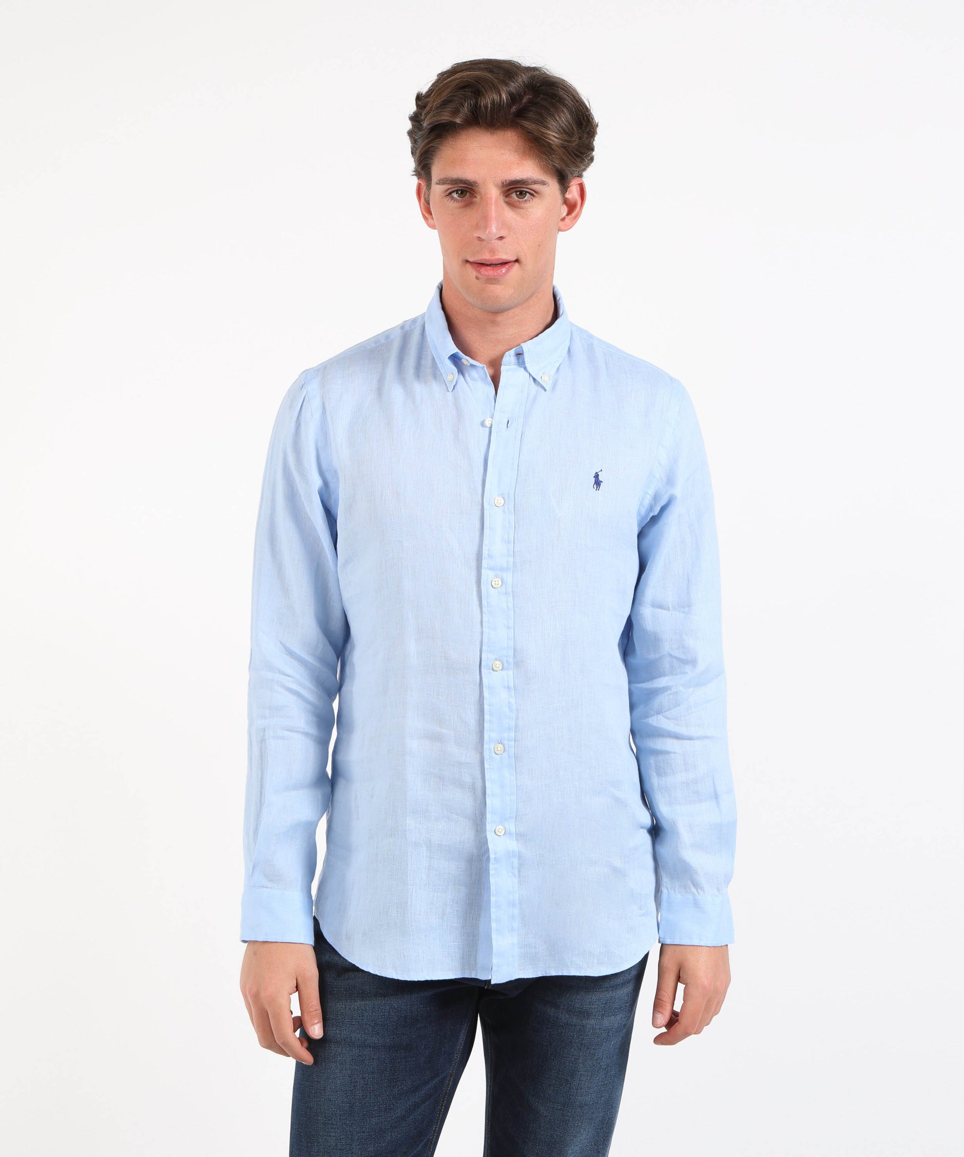 Camicie POLO RALPH LAUREN long sleeve sport Celeste | POLO RALPH LAUREN