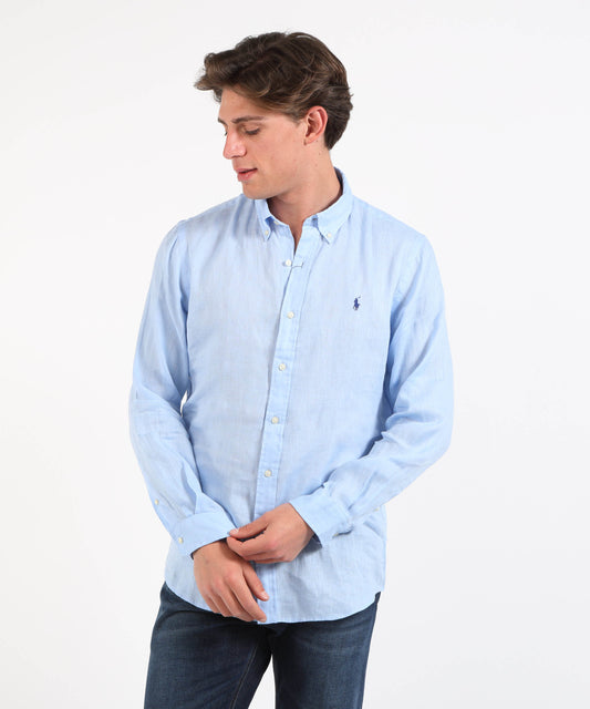Camicie POLO RALPH LAUREN long sleeve sport Celeste | POLO RALPH LAUREN