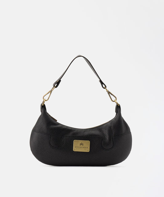 CUOIERIA FIORENTINA  Bella Selleria Small Croissant Bag – Urban Elegance in Calf Leather