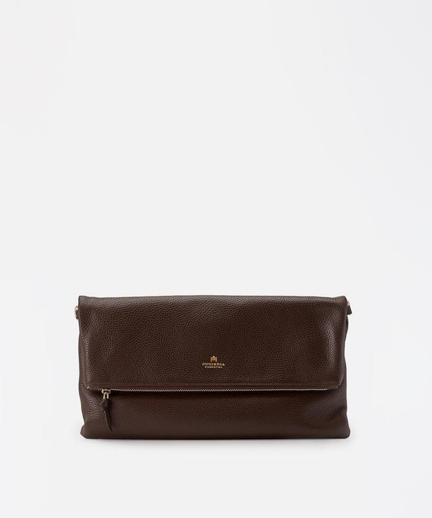 CUOIERIA FIORENTINA Maxi Clutch Velvet – Glamorous Elegance in Calf Leather