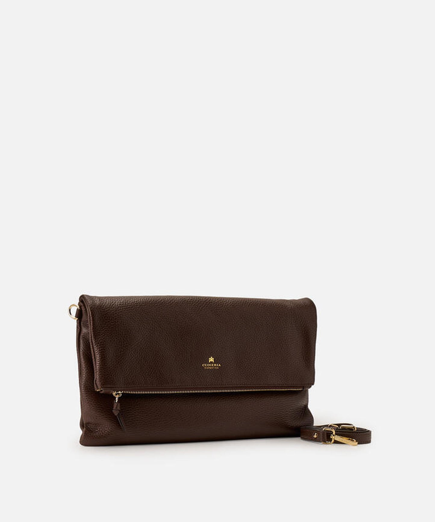 CUOIERIA FIORENTINA Maxi Clutch Velvet – Glamorous Elegance in Calf Leather