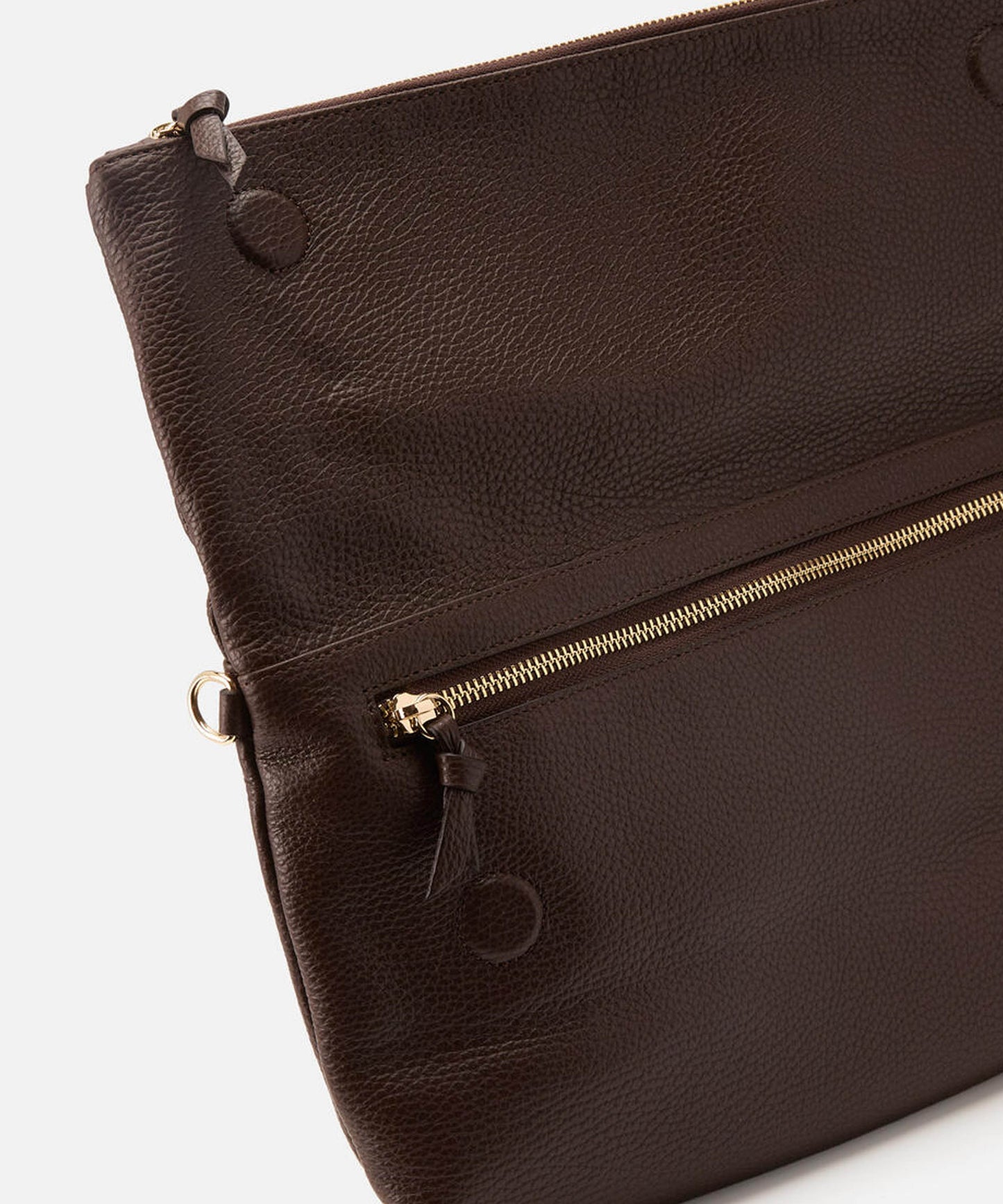 CUOIERIA FIORENTINA Maxi Clutch Velvet – Glamorous Elegance in Calf Leather