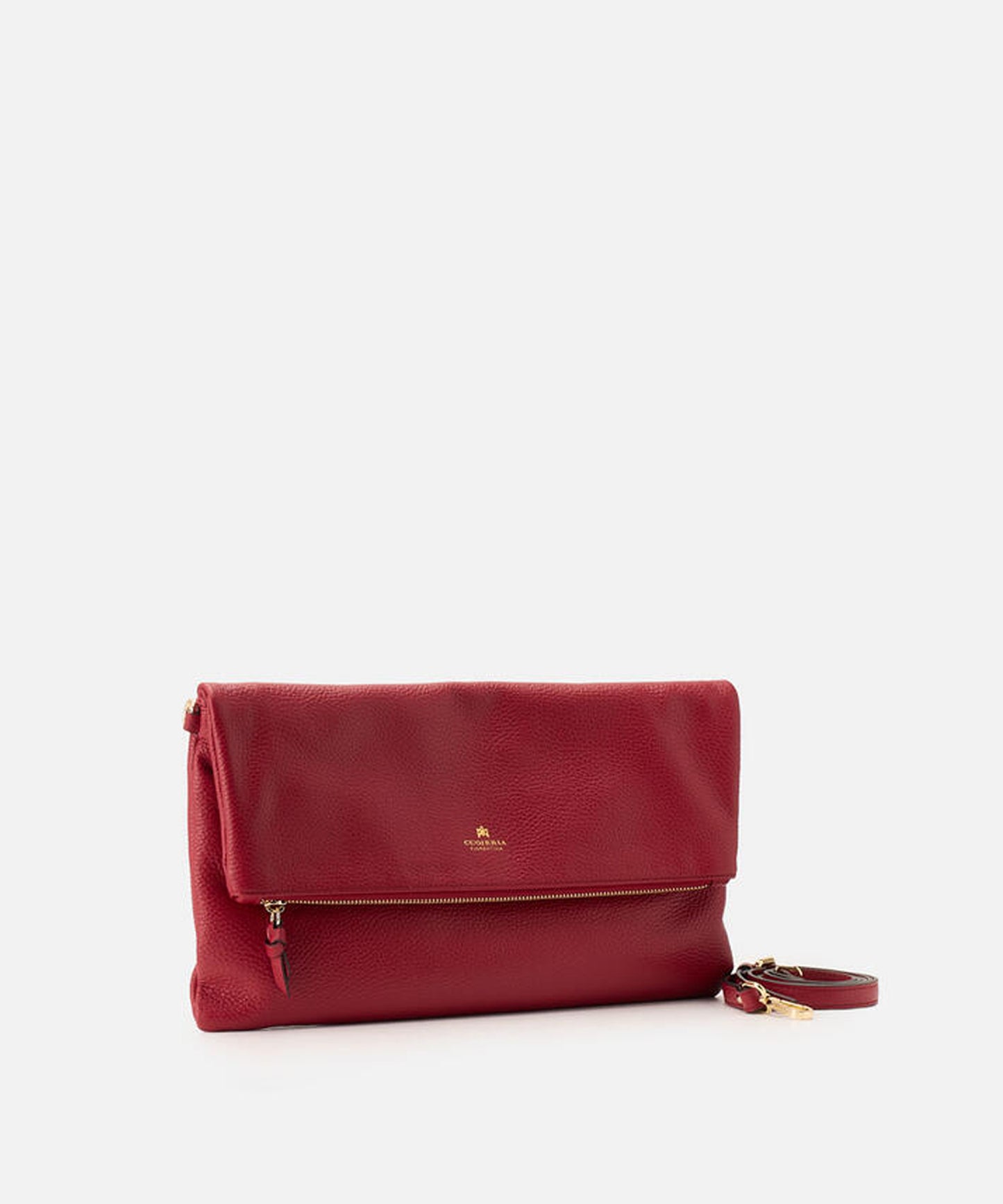 CUOIERIA FIORENTINA Maxi Clutch Velvet – Glamorous Elegance in Calf Leather