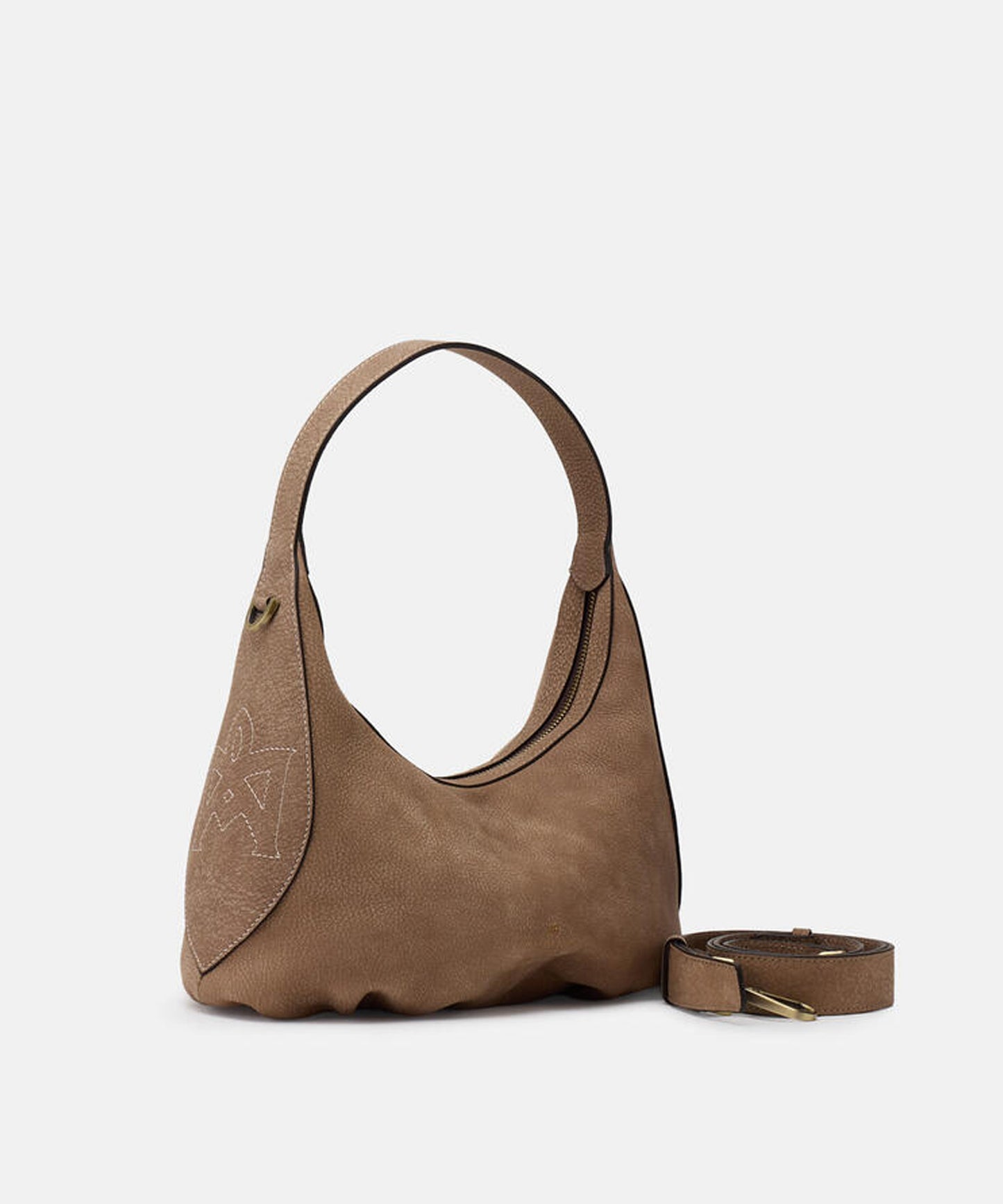 CUOIERIA FIORENTINA  Piccolo Hobo Maxima – Eleganza Boho-Chic in Pelle Nabuk
