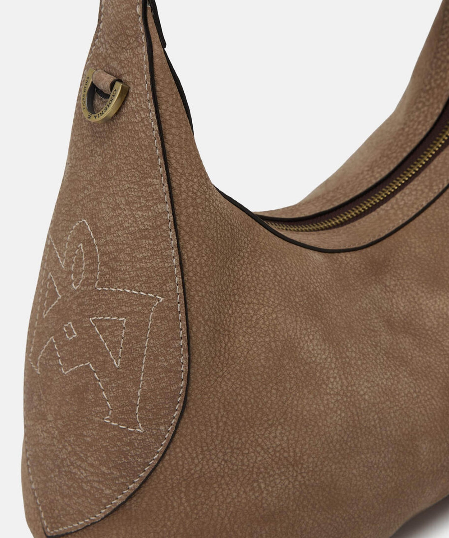 CUOIERIA FIORENTINA  Piccolo Hobo Maxima – Eleganza Boho-Chic in Pelle Nabuk