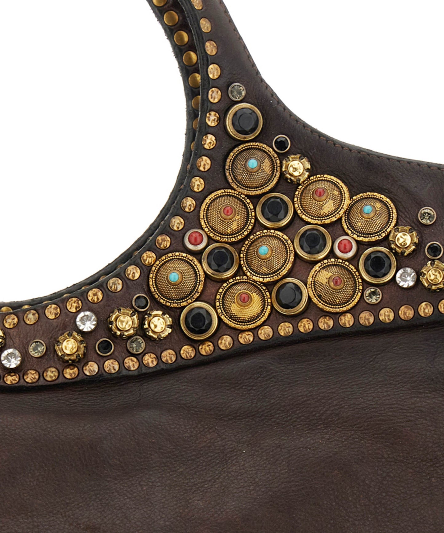 CAMPOMAGGI Shopping Bag Donna in Pelle Testa di Moro