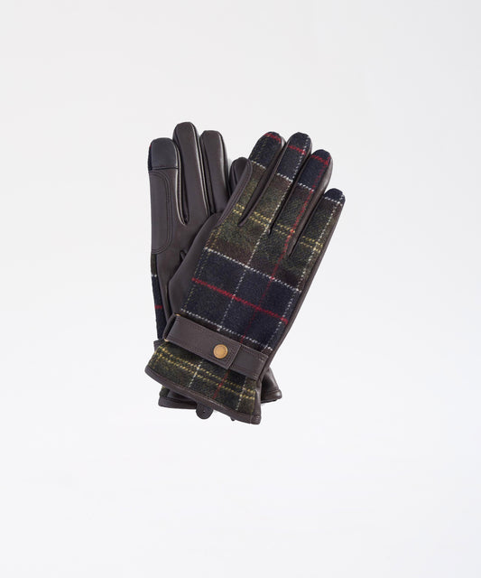 BARBOUR guanti tartan Aubrey