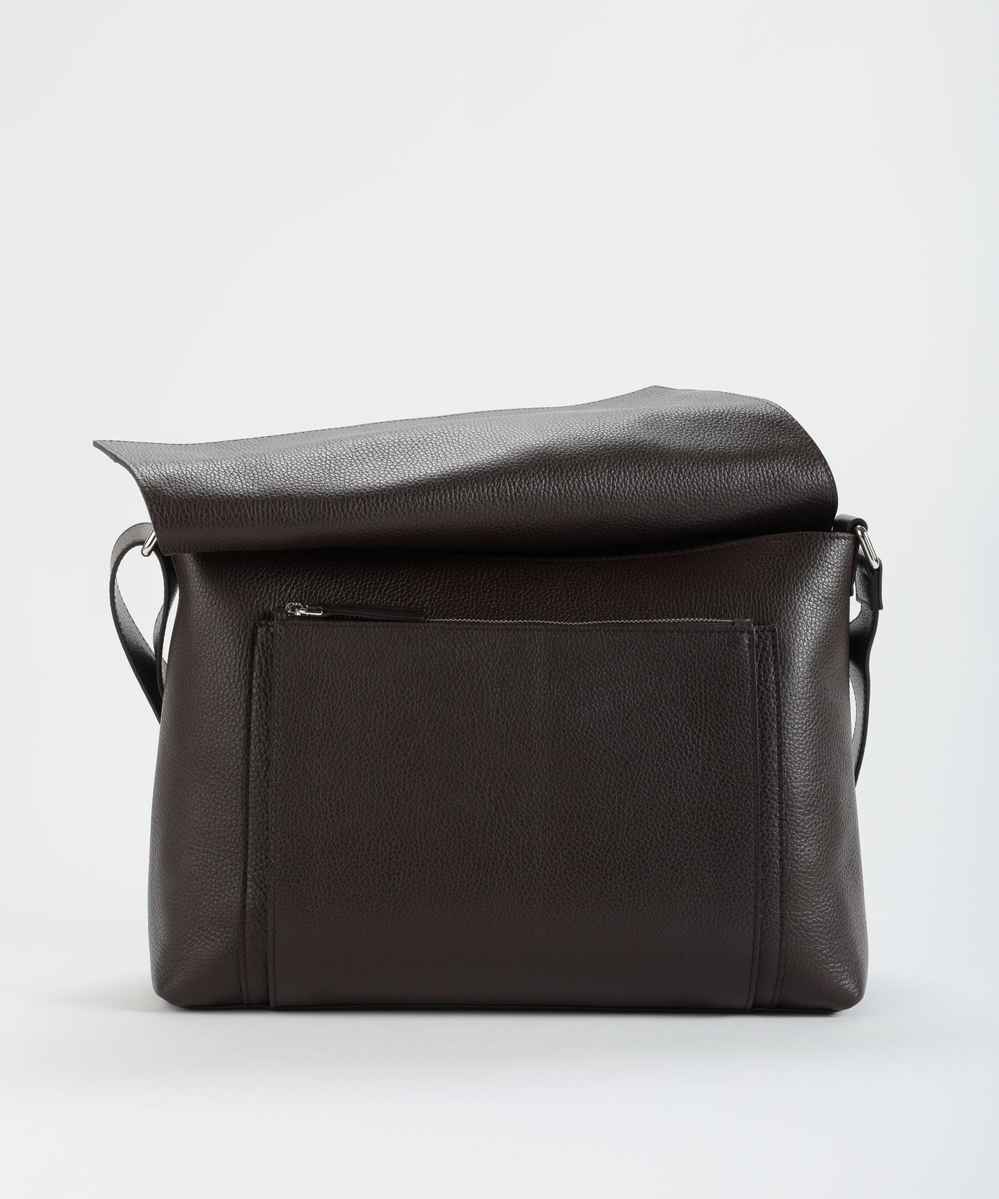 ORCIANI Micron hammered leather messenger bag