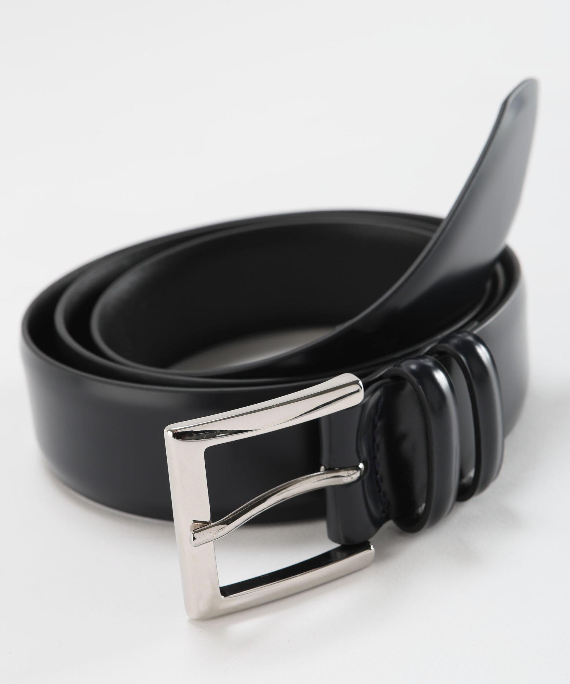 Cinture ORCIANI Cintura classica calf in pelle 3,5 cm Oceano | ORCIANI