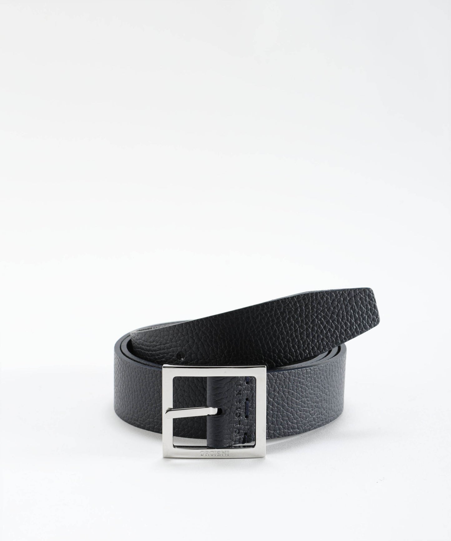 ORCIANI Cintura reversibile Saffiano Double in pelle 3,5 cm