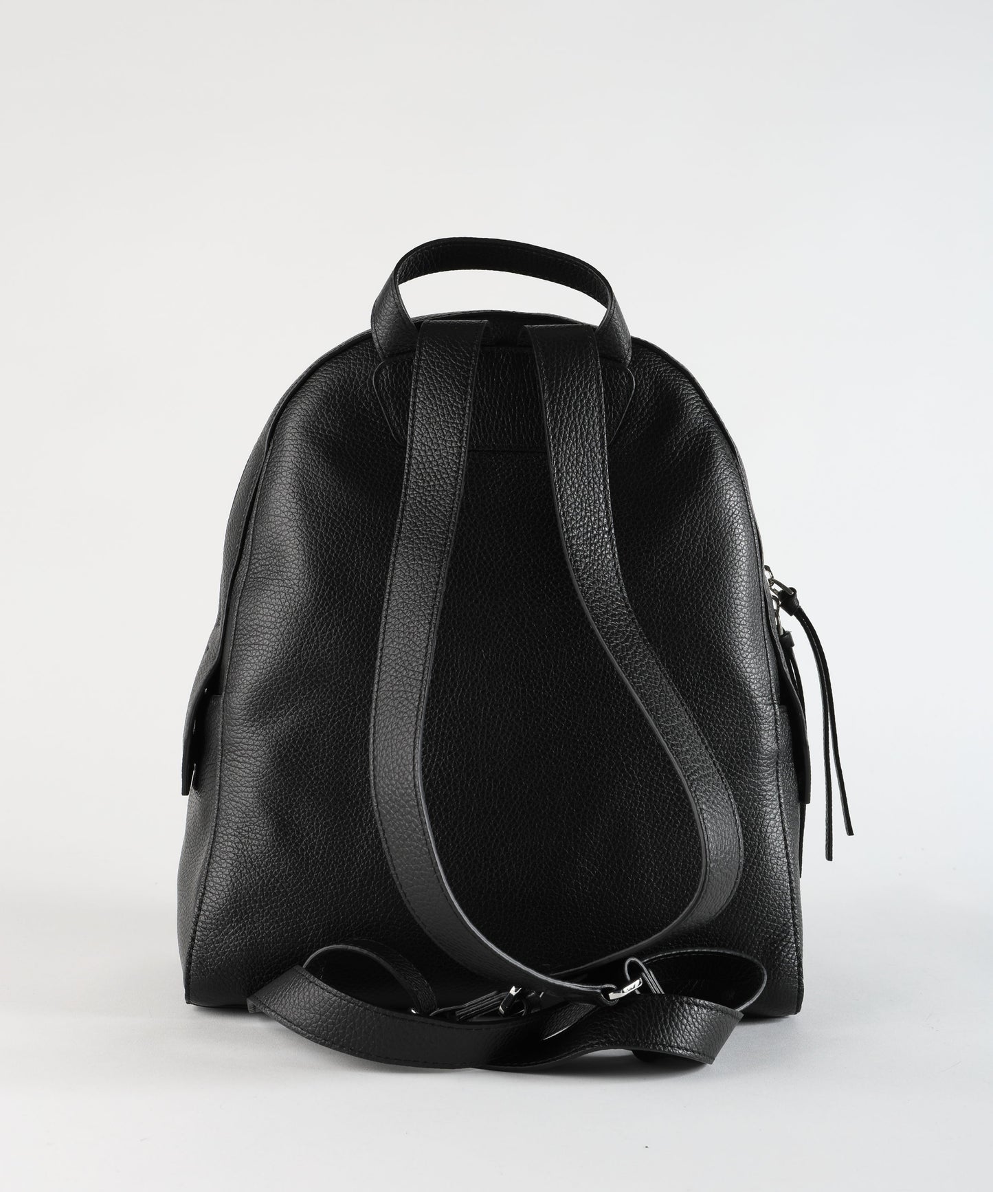 ORCIANI Zaino in Pelle Martellata Made in Italy con Finiture in Palladio