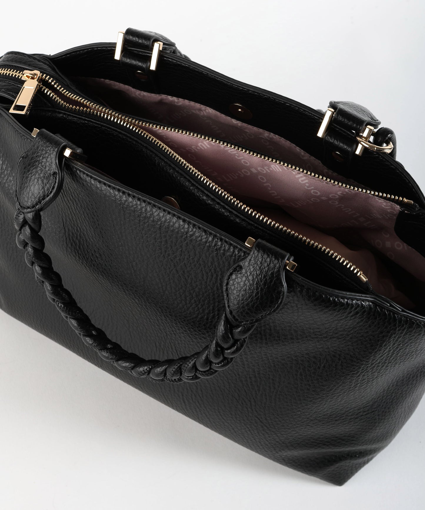 LIUJO ACCESSORI Fluida handheld bag with shoulder strap