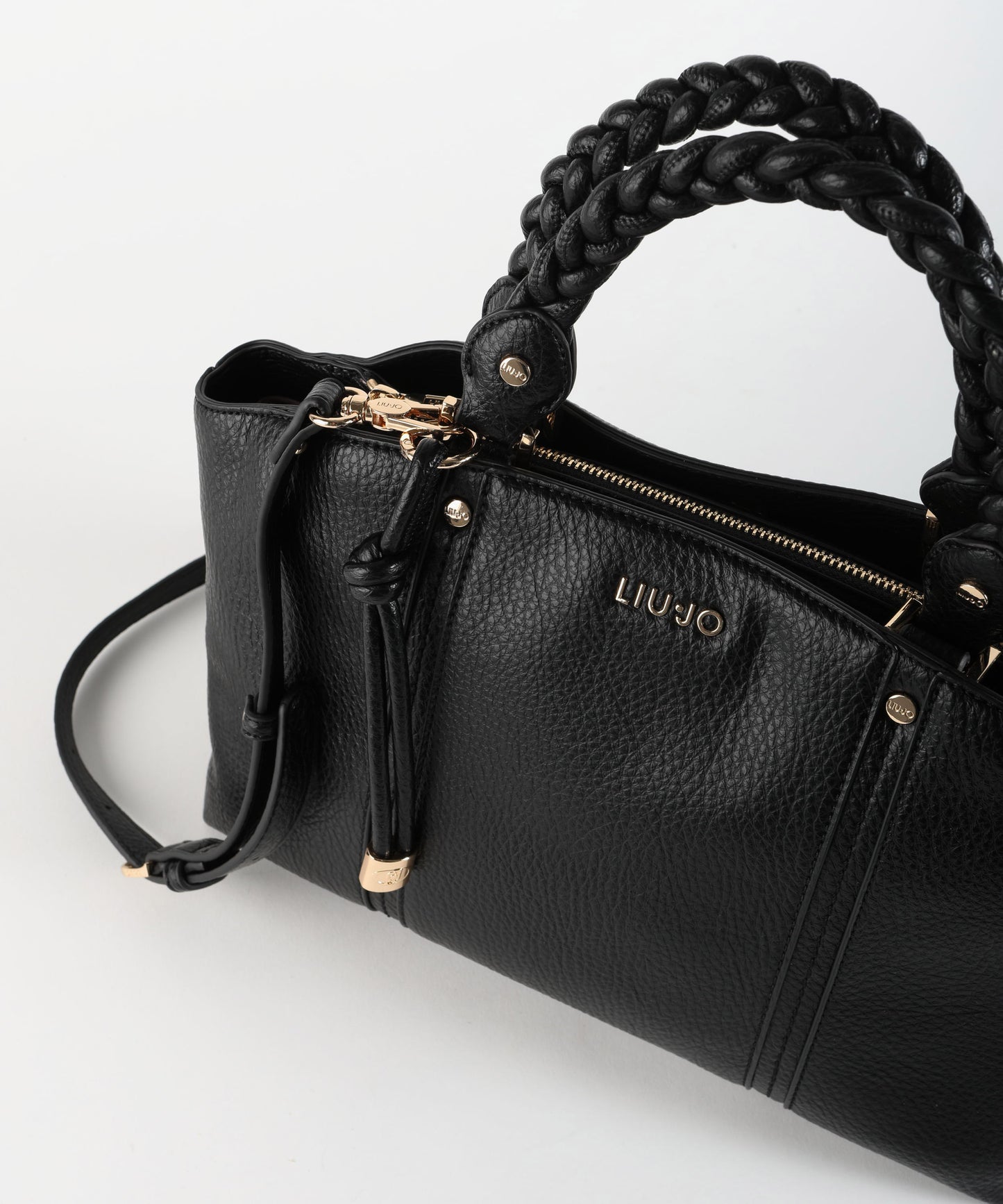 LIUJO ACCESSORI Fluida handheld bag with shoulder strap