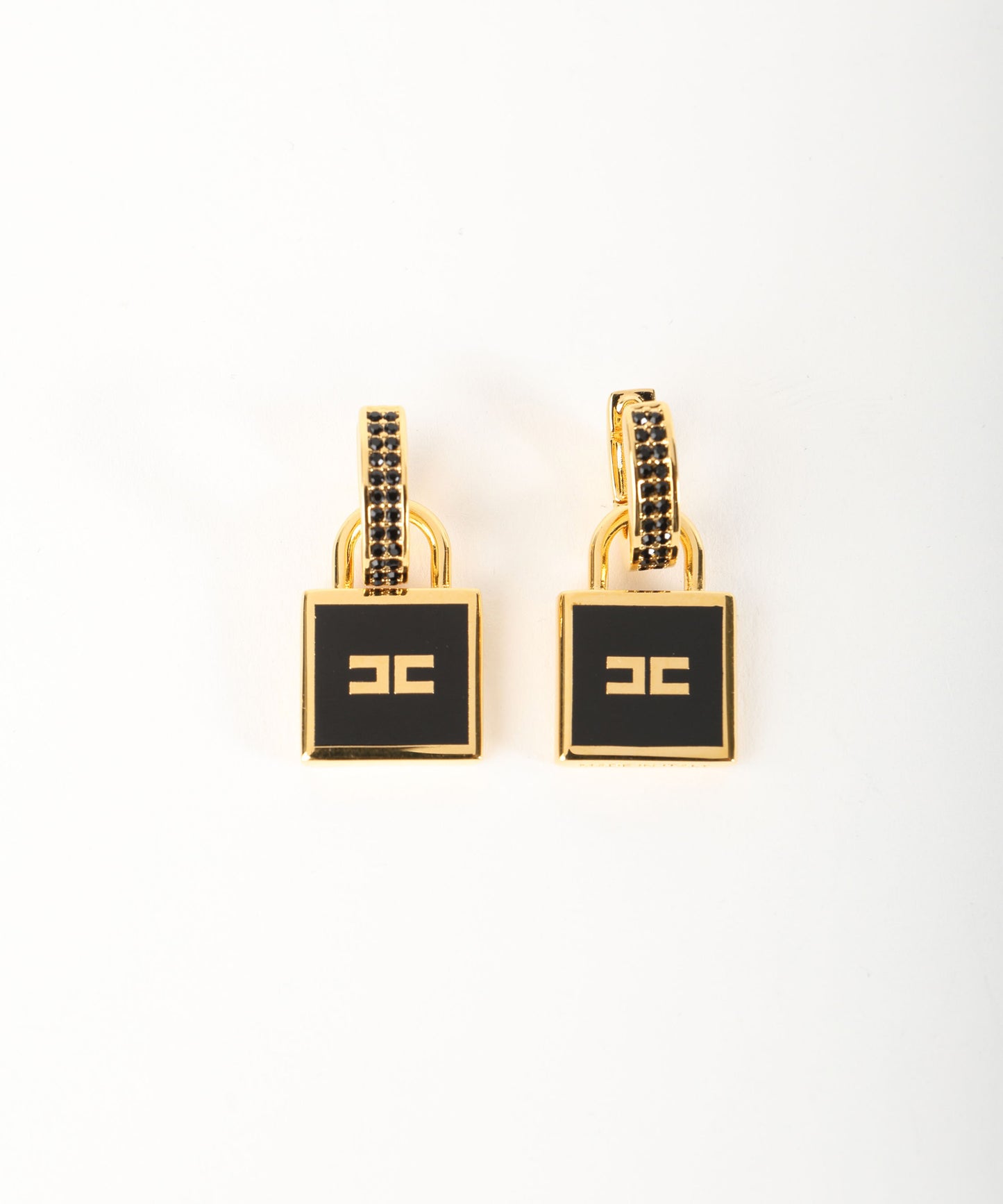 ELISABETTA FRANCHI Padlock earrings
