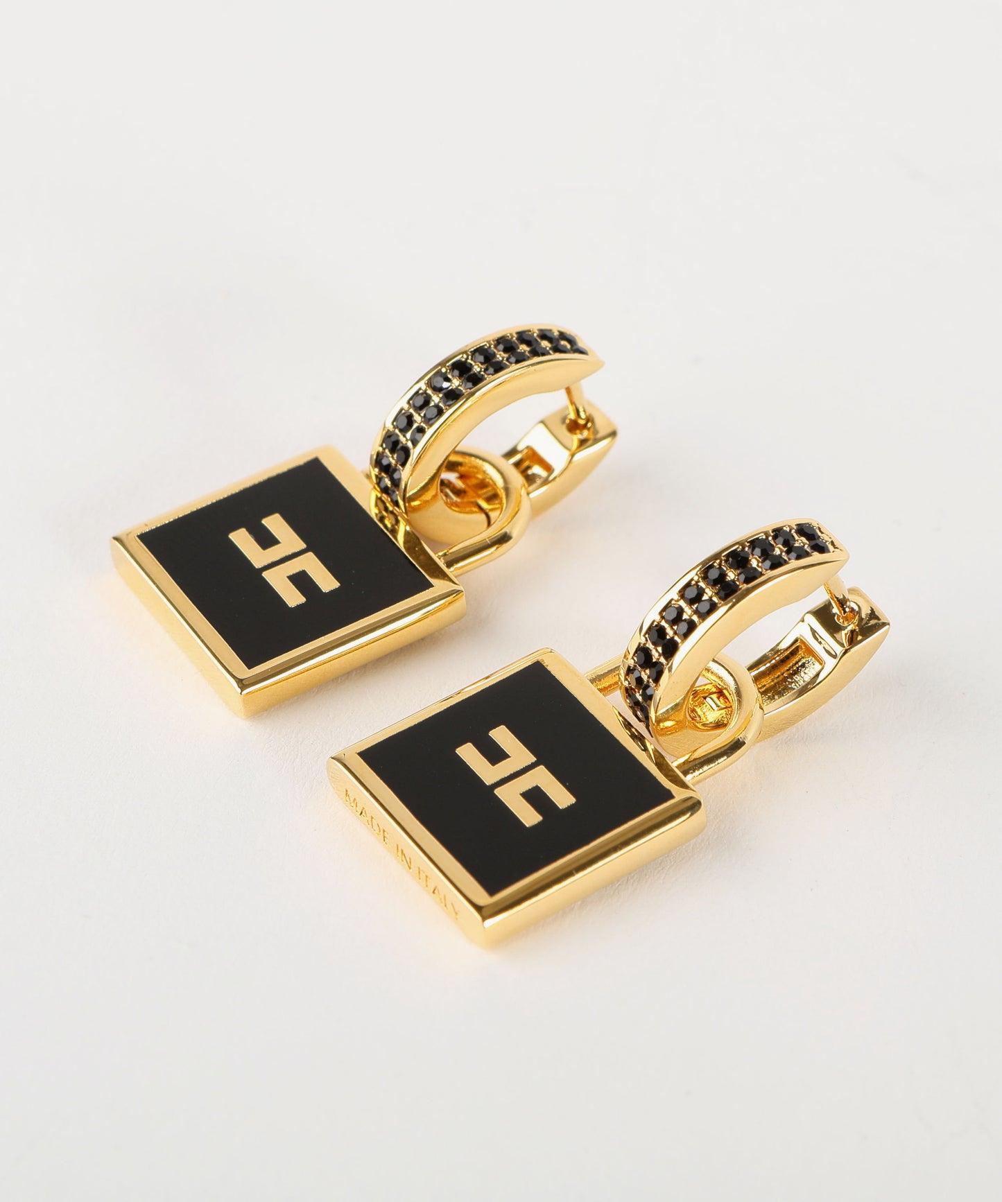 ELISABETTA FRANCHI Padlock earrings