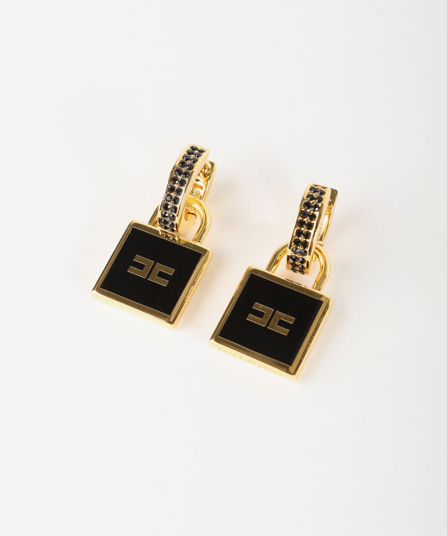 ELISABETTA FRANCHI Padlock earrings
