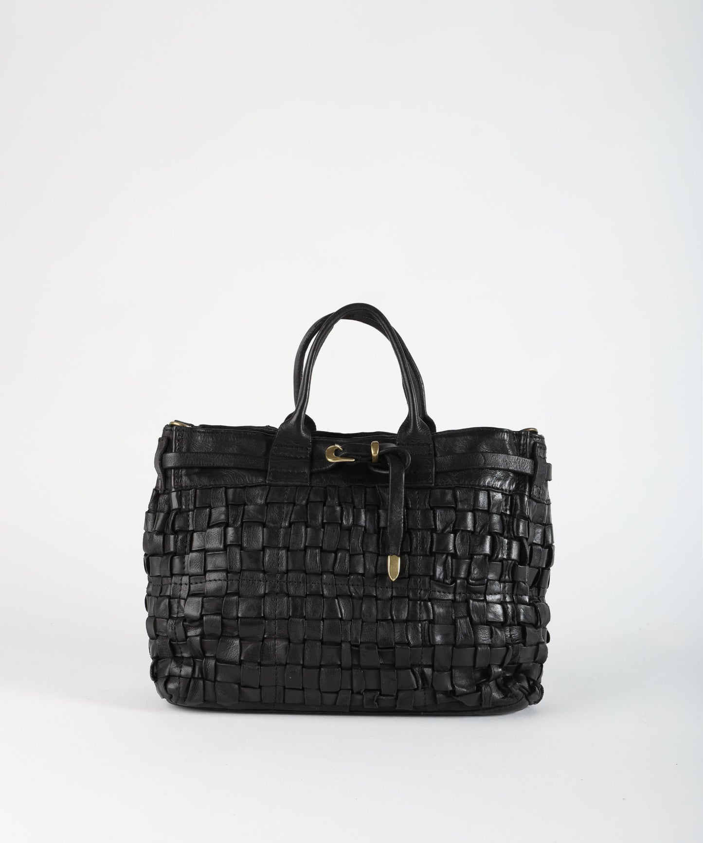 CAMPOMAGGI Shopper piccola intrecciata