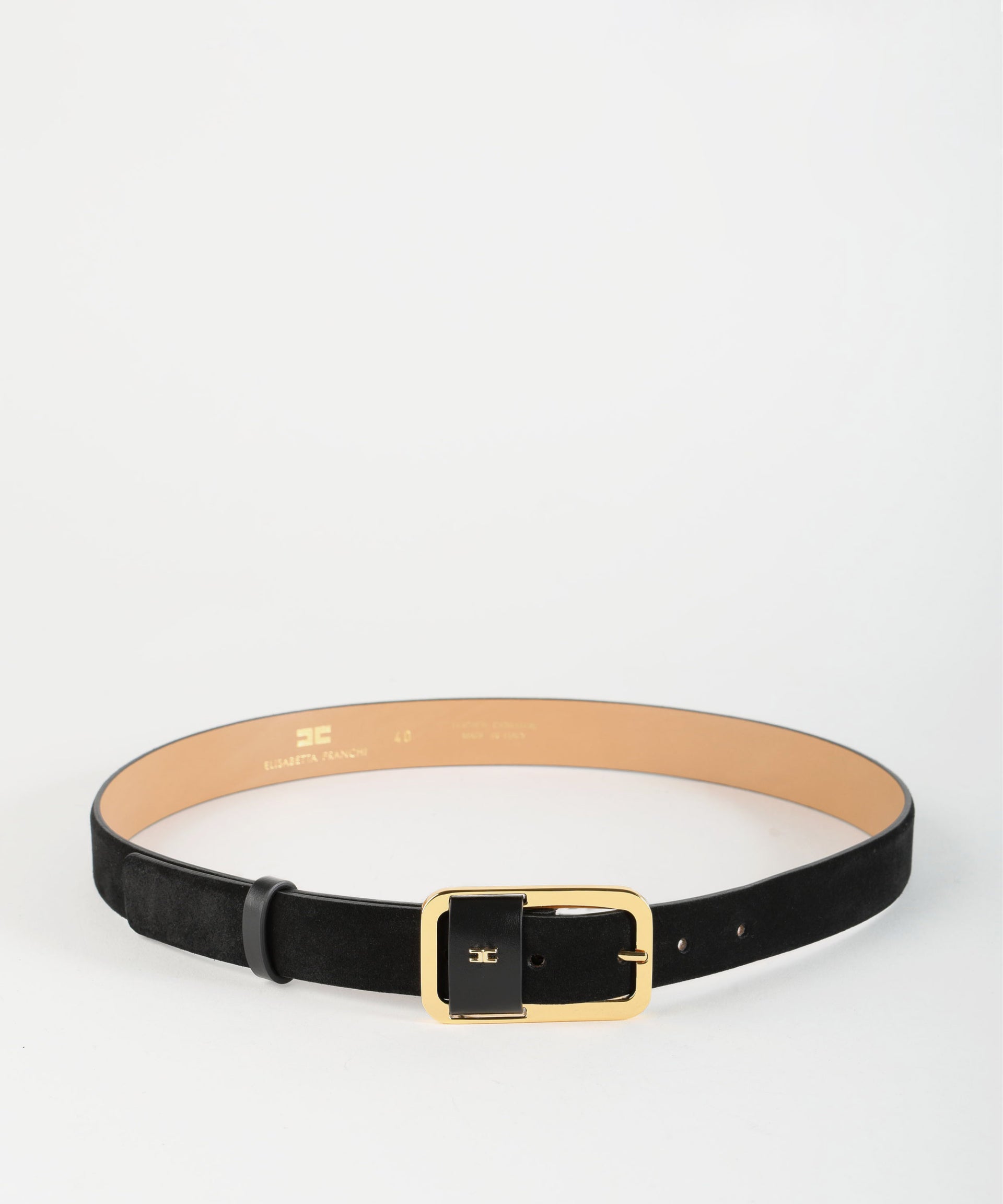 ELISABETTA FRANCHI Cintura Donna Elisabetta Franchi con Passante Logo in Rilievo