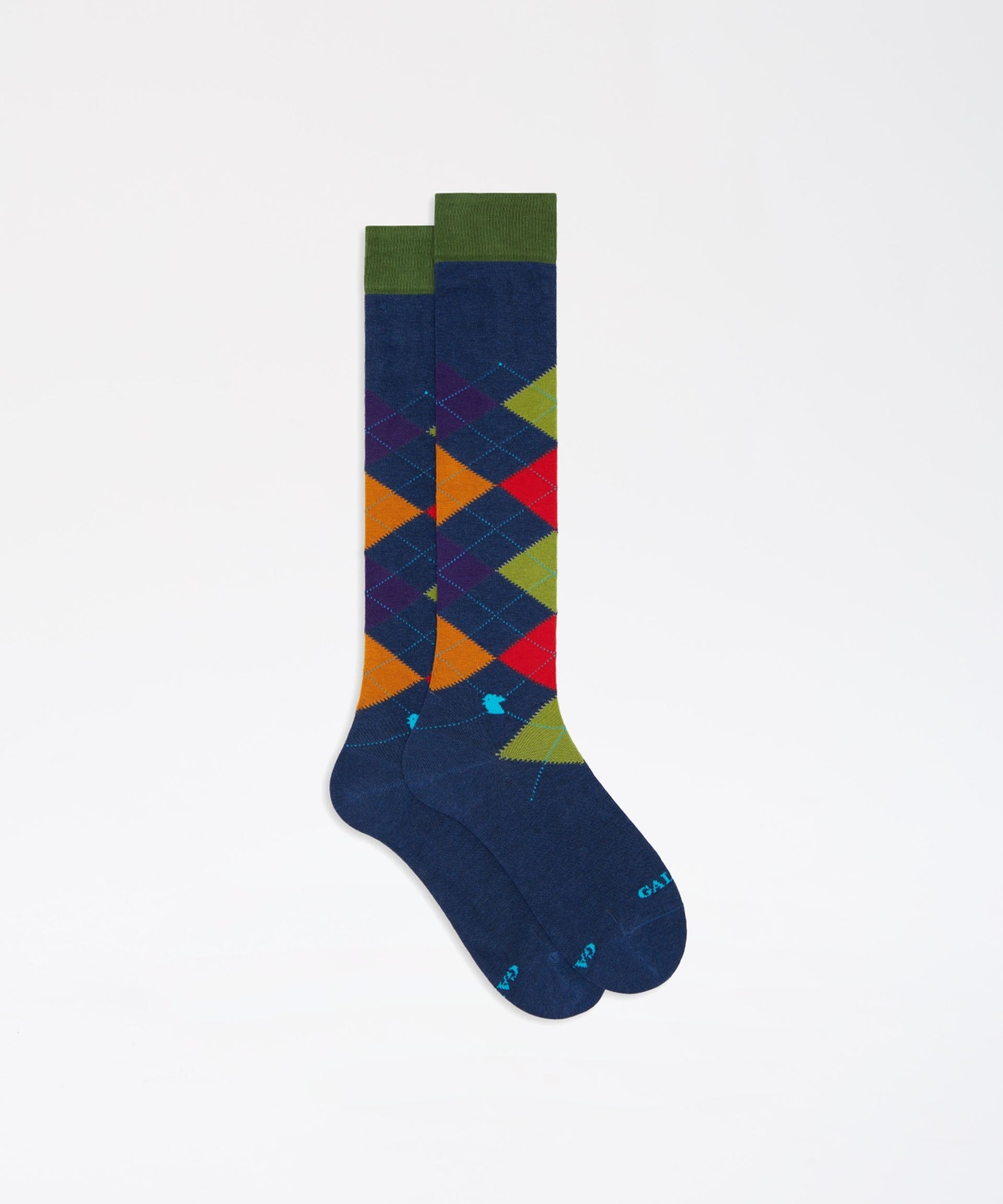 GALLO calze lunghe fantasia a intarsio