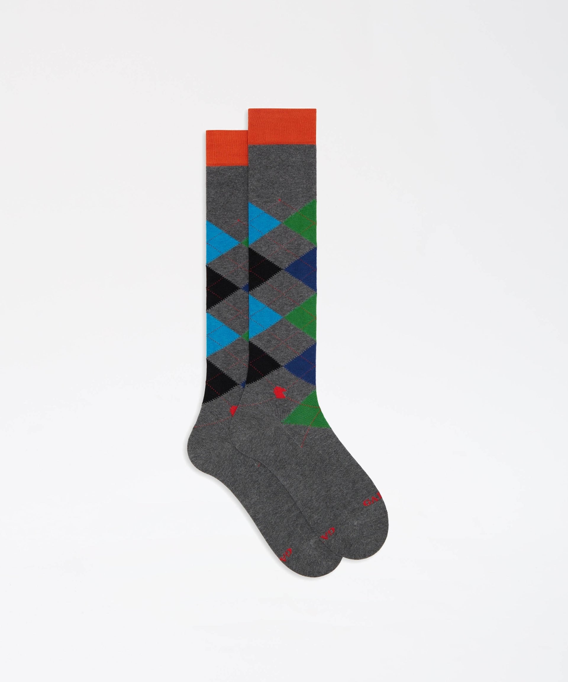 GALLO calze lunghe fantasia a intarsio