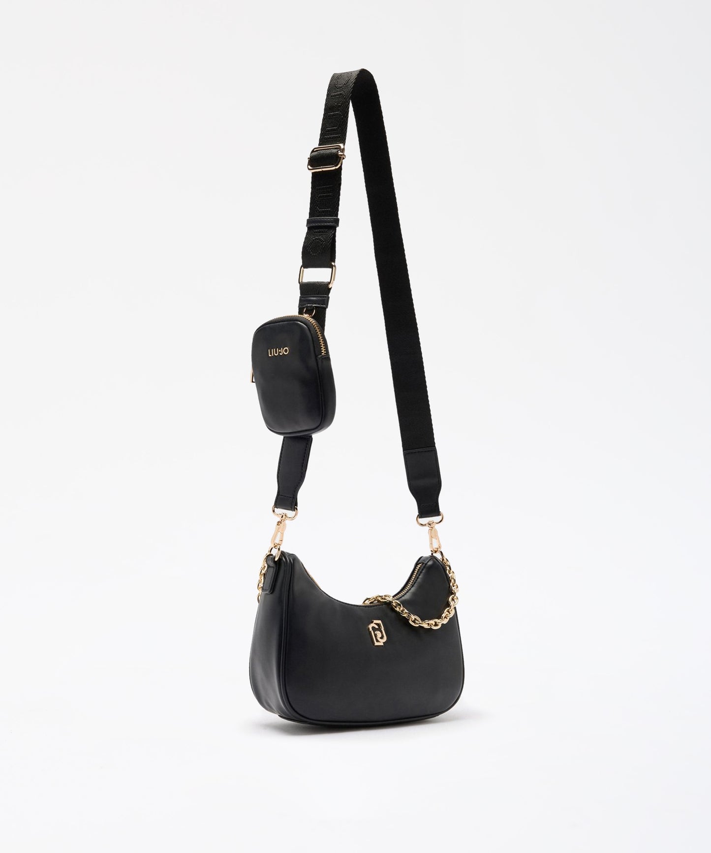 LIUJO ACCESSORI Hobo bag with chain