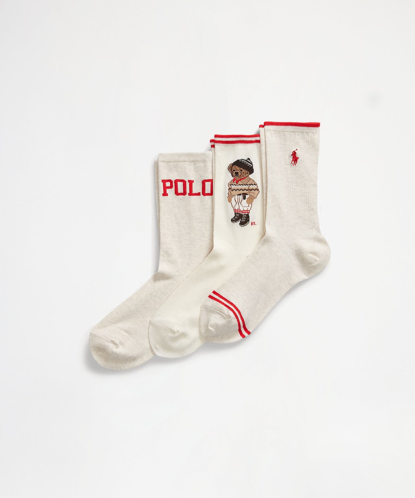 POLO RALPH LAUREN Three-Pair Sock Set