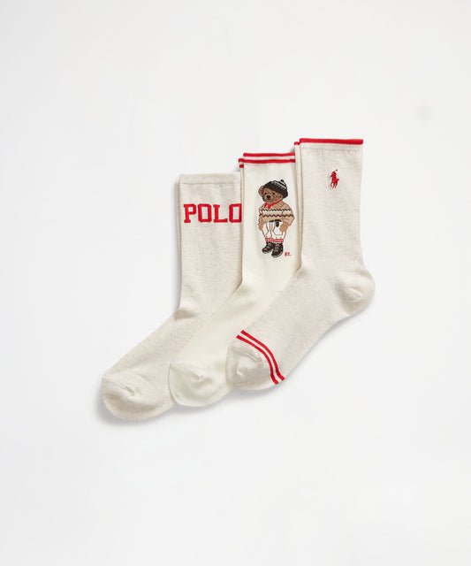 POLO RALPH LAUREN Three-Pair Sock Set