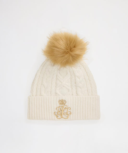 LAUREN RALPH LAUREN Hat with pompom